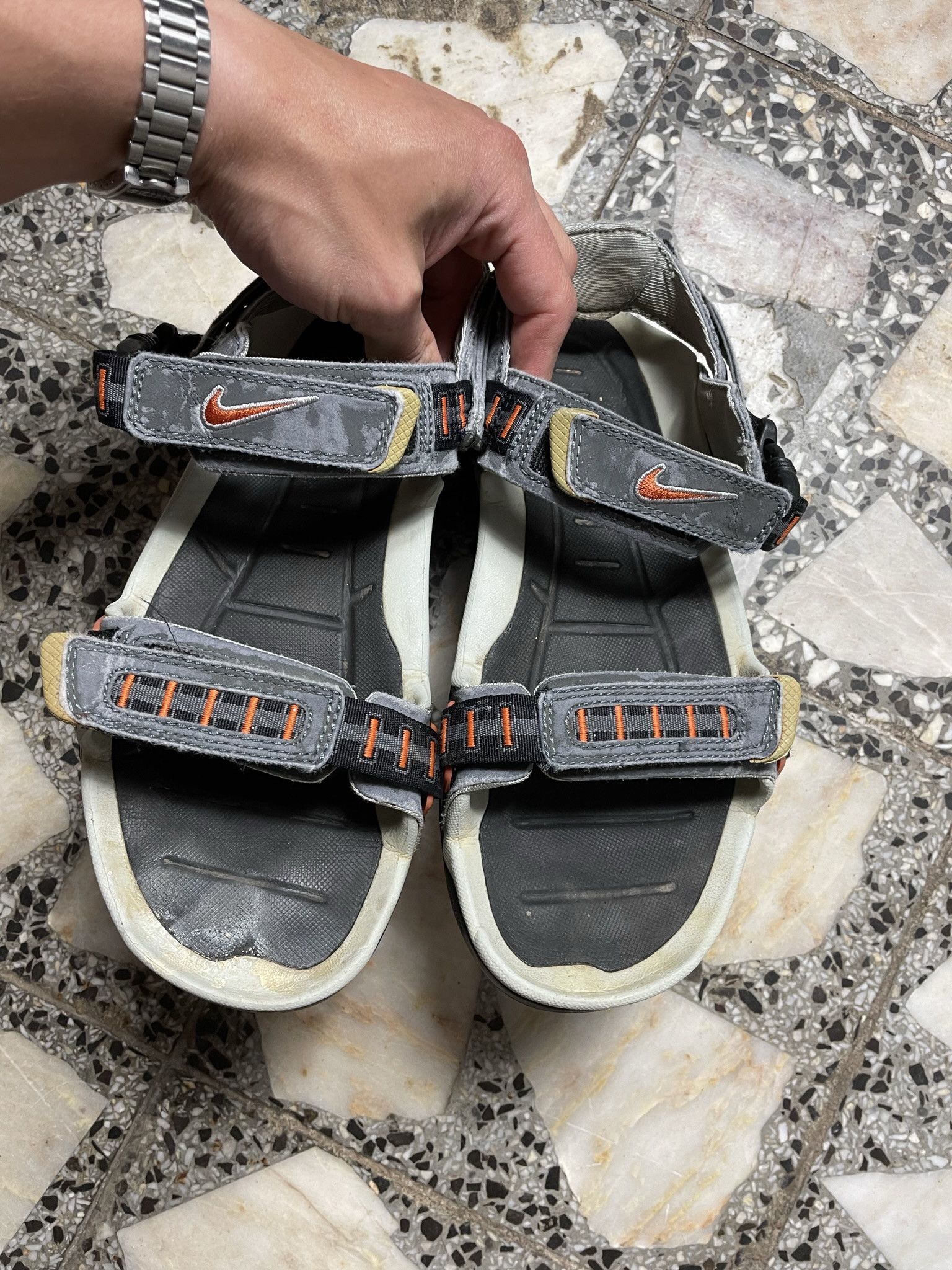 Nike ACG Hiking Trail Sandals Men\'s Size 13 Tan Black Outdoor Gorpcore Vintage Nike × Nike ACG × Vintage Vintage Nike ACG Sandals Brown Y2K  main image 2