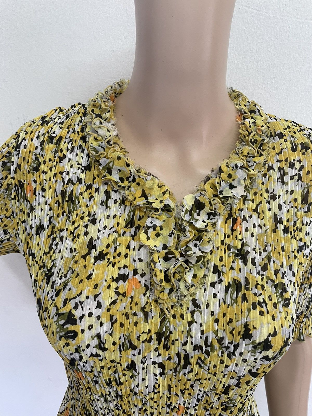 Hanae Mori Leopard pleats Size M / US 6-8 / IT 42-44 - 2 Thumbnail