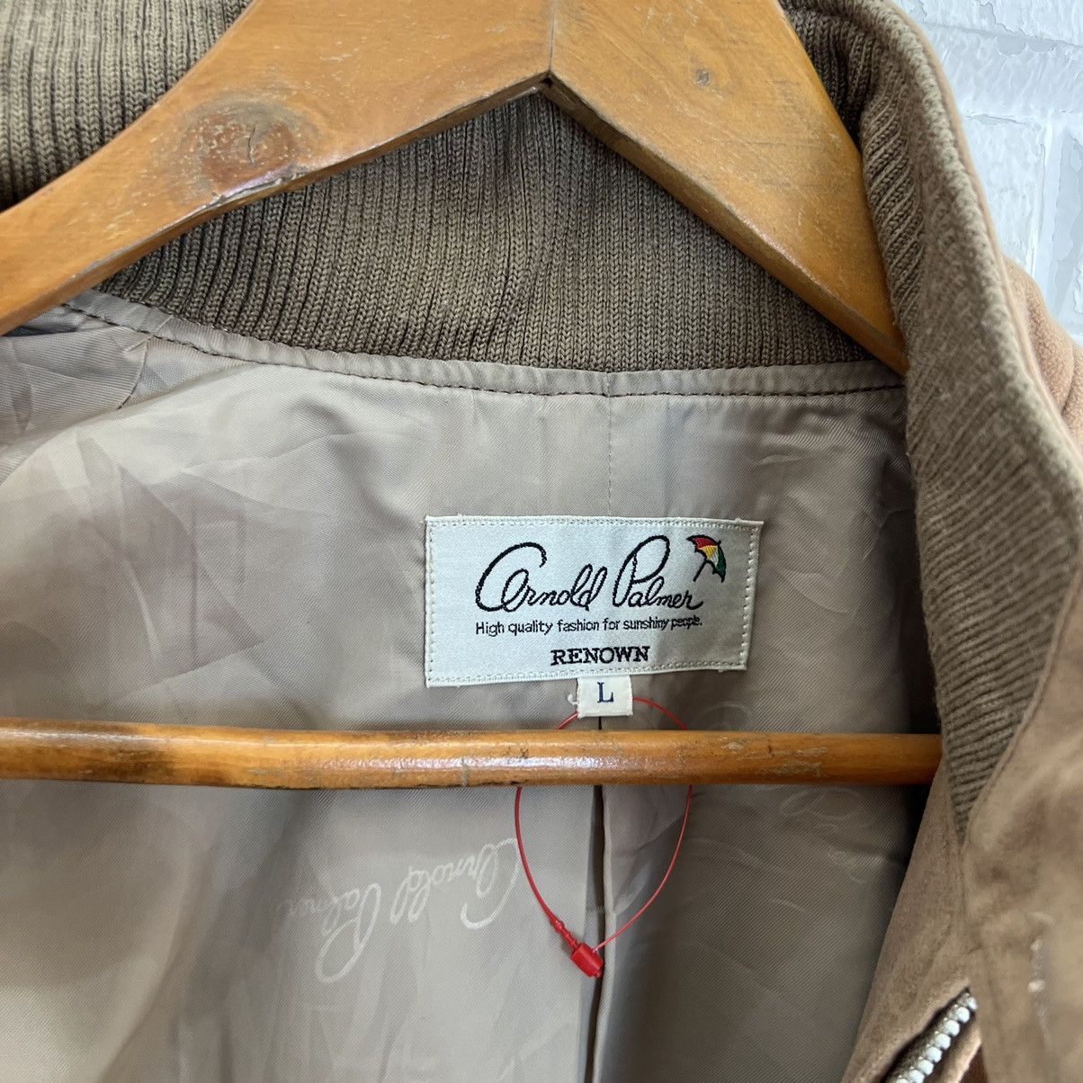Japanese Brand VINTAGE BOMBER JACKET ARNOLD PALMER RARE DESIGN Size US L / EU 52-54 / 3 - 13 Thumbnail