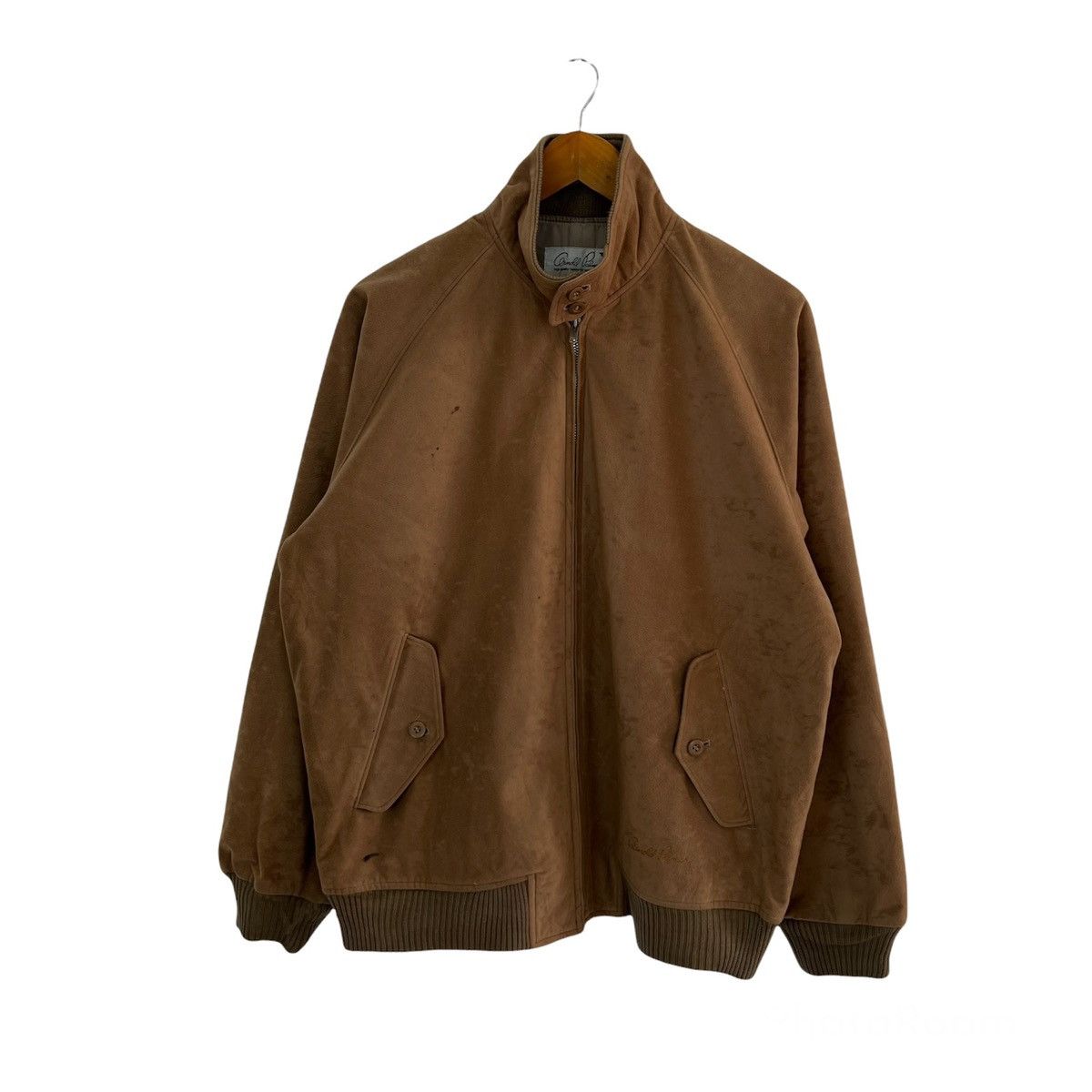Japanese Brand VINTAGE BOMBER JACKET ARNOLD PALMER RARE DESIGN Size US L / EU 52-54 / 3 - 1 Thumbnail