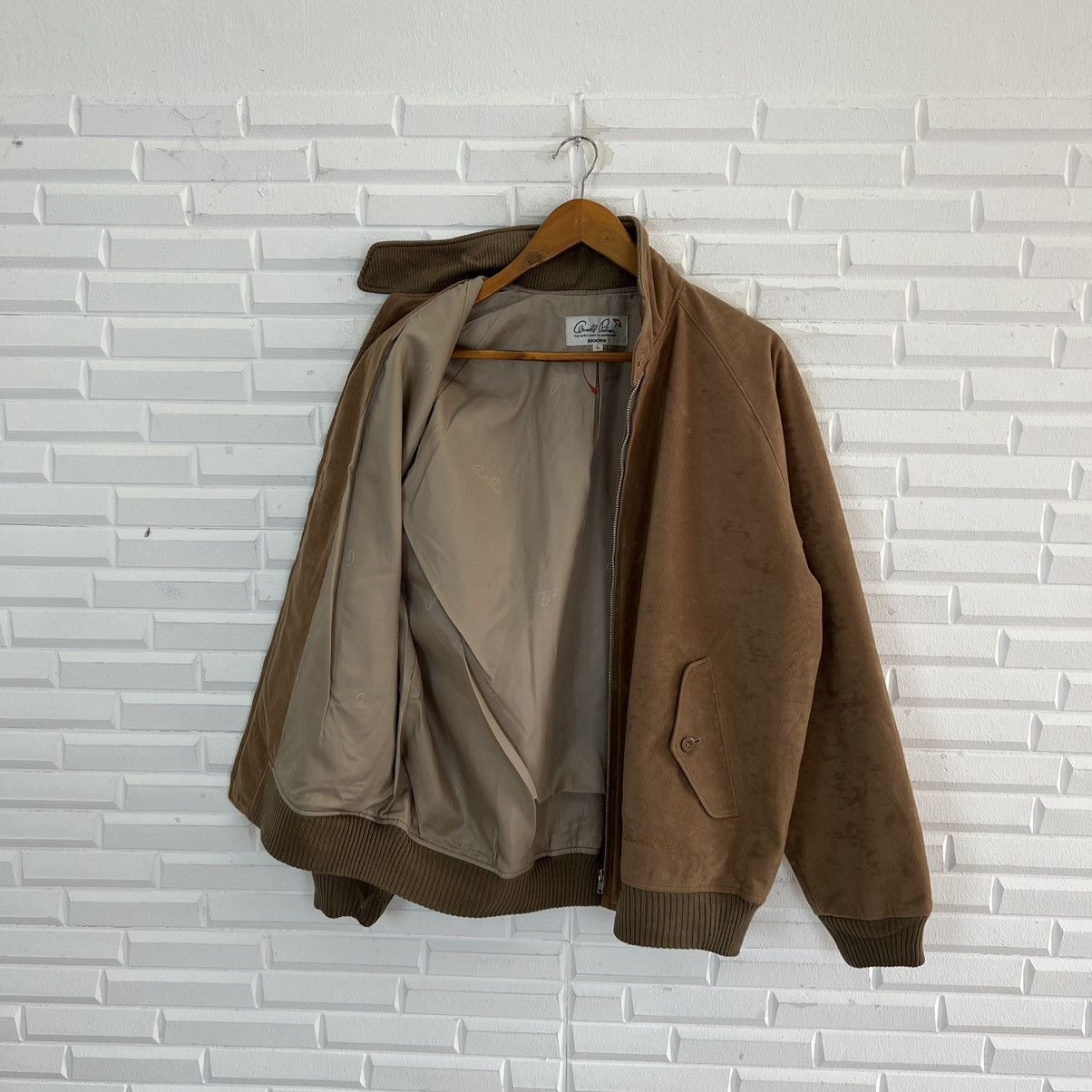 Japanese Brand VINTAGE BOMBER JACKET ARNOLD PALMER RARE DESIGN Size US L / EU 52-54 / 3 - 11 Thumbnail