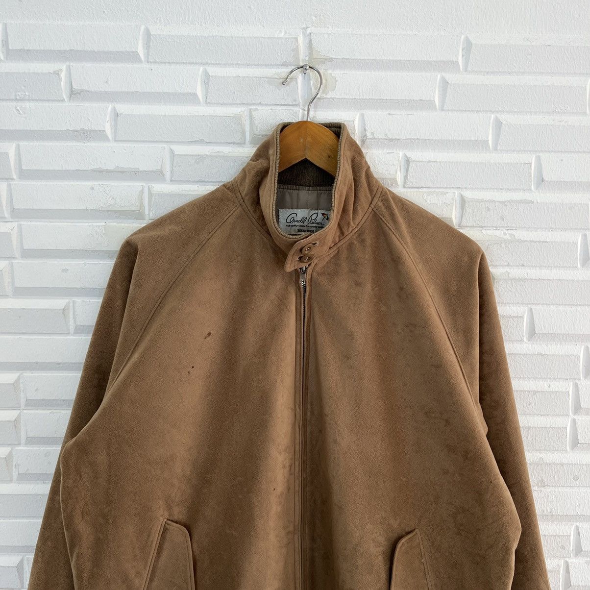 Japanese Brand VINTAGE BOMBER JACKET ARNOLD PALMER RARE DESIGN Size US L / EU 52-54 / 3 - 3 Thumbnail
