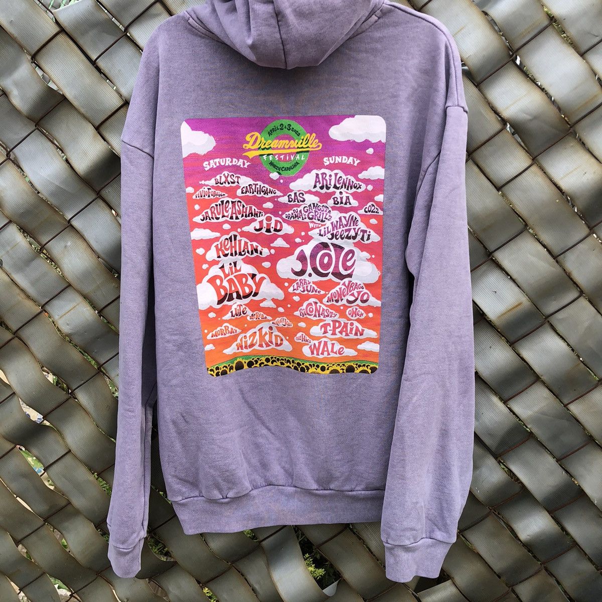 Dreamville DREAMVILLE FESTIVAL 2022 HOODIE Size US XL / EU 56 / 4 - 4 Thumbnail