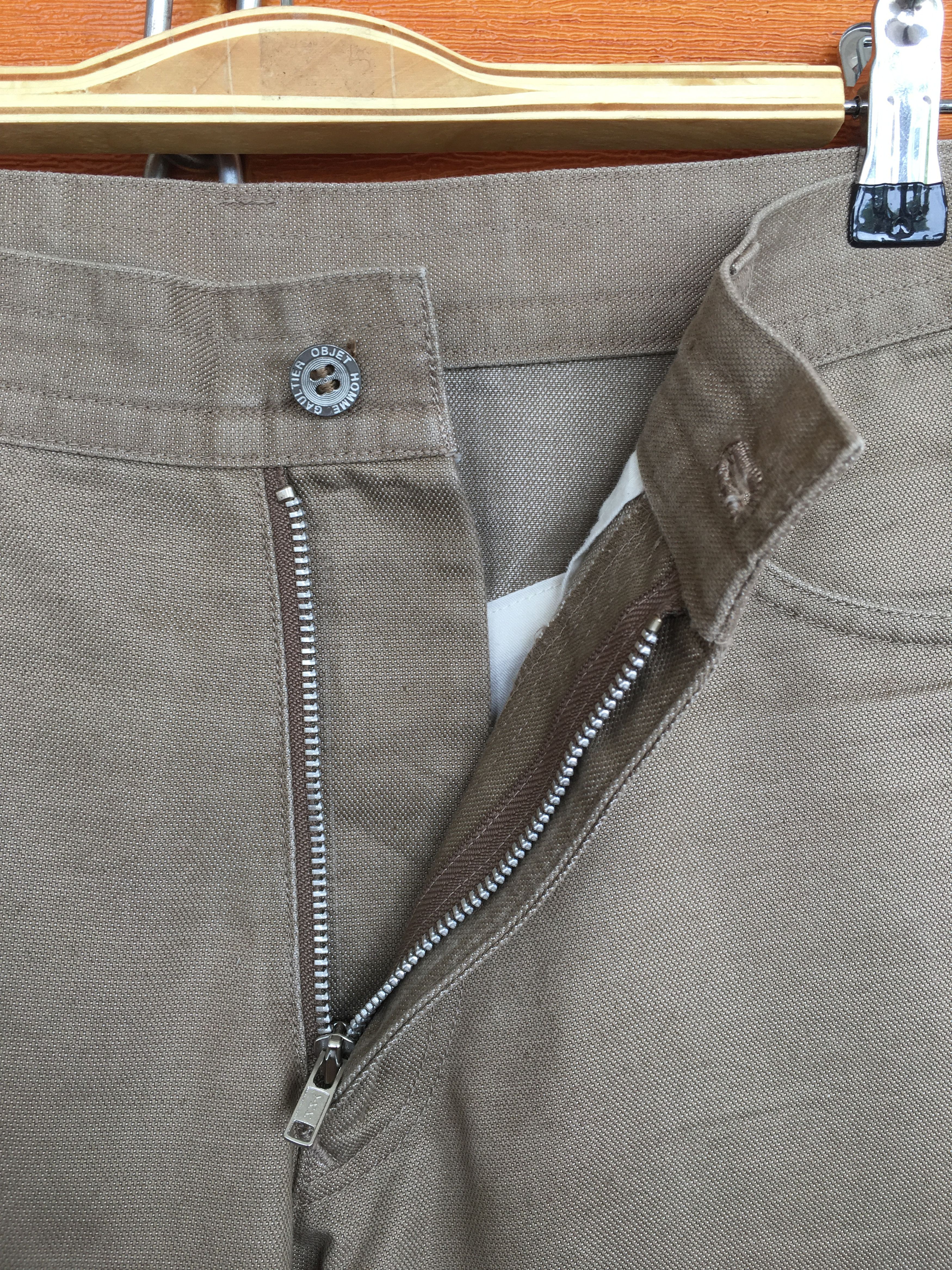 Jean Paul Gaultier Vintage JPG GAUTIER OBJET Homme Duck Cotton Pants Size US 30 / EU 46 - 17 Thumbnail