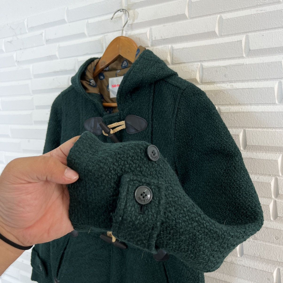 Issey Miyake VINTAGE NE NET BY ISSEY MIYAKE WOOL JACKET RARE STYLE DESIGN Size US S / EU 44-46 / 1 - 8 Thumbnail
