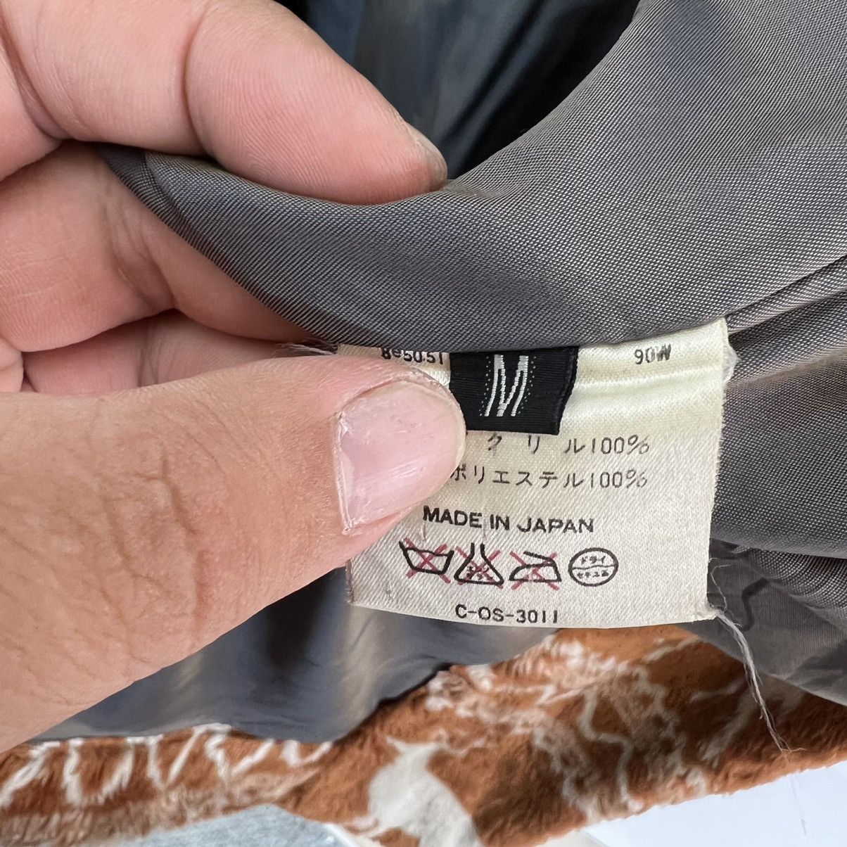 Japanese Brand VINTAGE HUITIEME NORDIC FLEECE PRINTED NAVAJO DESIGN JACKET Size US M / EU 48-50 / 2 - 16 Thumbnail
