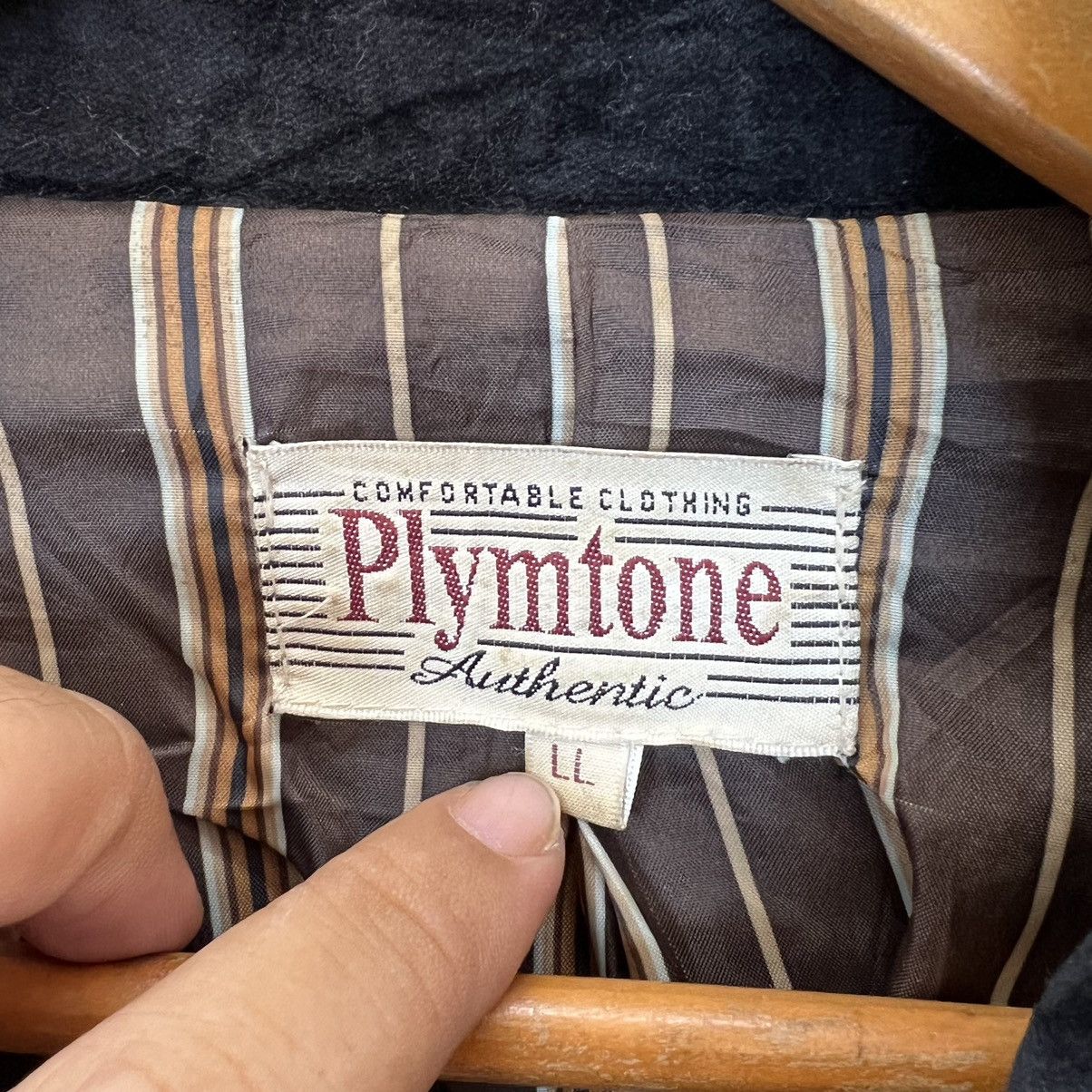Hysteric Glamour VINTAGE PLYMTONE STRIPED LINING HIGH COLLAR BIKER JACKET Size US L / EU 52-54 / 3 - 11 Thumbnail