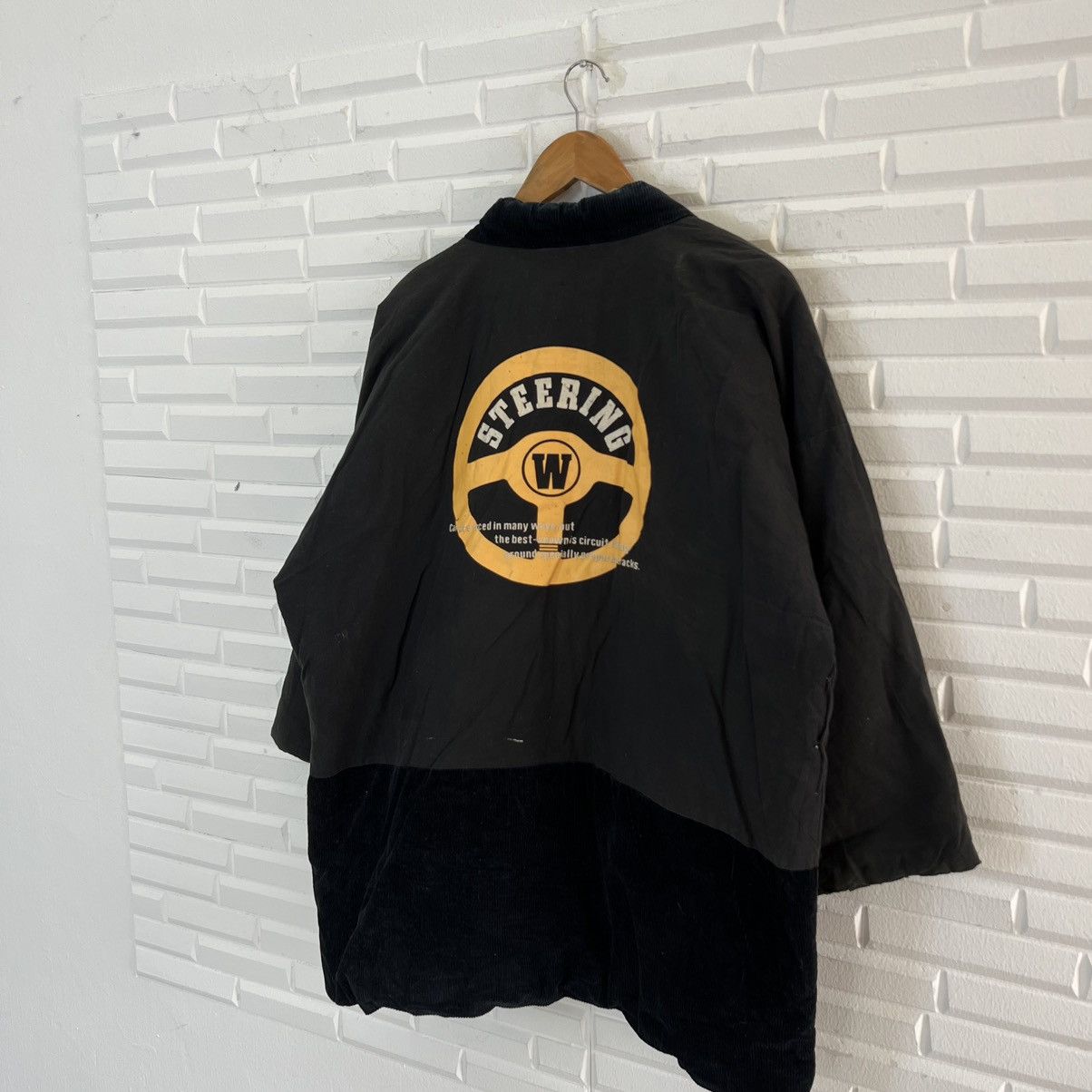 Japanese Brand VINTAGE KIMONO JAPAN STEERING W BIG LOGO Y2K Size US L / EU 52-54 / 3 - 6 Thumbnail