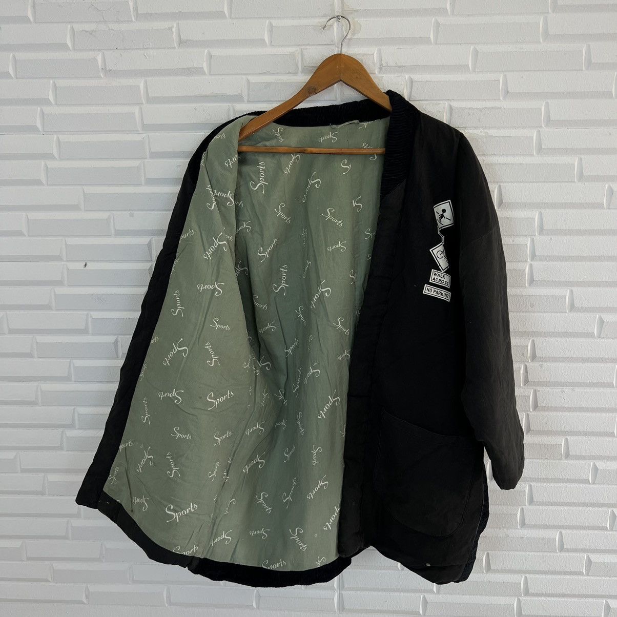 Japanese Brand VINTAGE KIMONO JAPAN STEERING W BIG LOGO Y2K Size US L / EU 52-54 / 3 - 9 Thumbnail