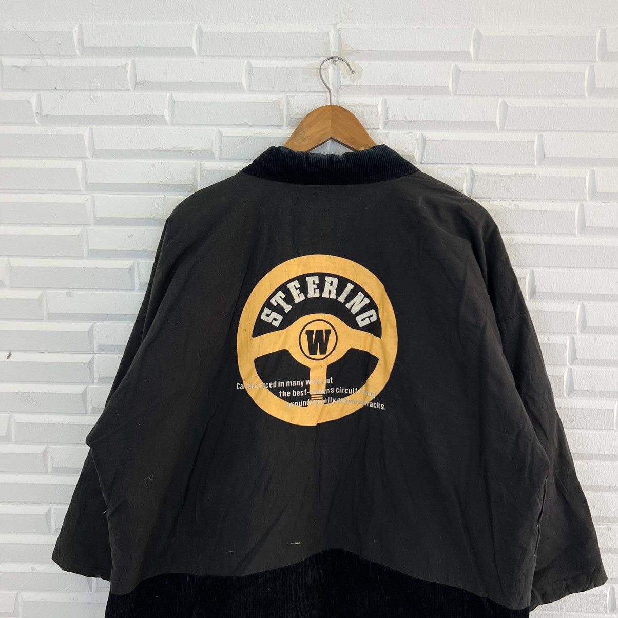 Japanese Brand VINTAGE KIMONO JAPAN STEERING W BIG LOGO Y2K Size US L / EU 52-54 / 3 - 7 Thumbnail