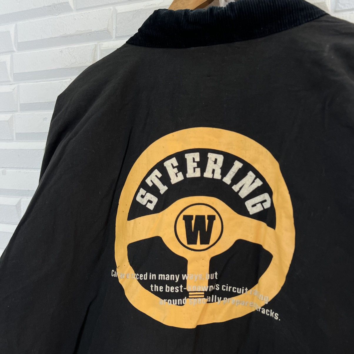 Japanese Brand VINTAGE KIMONO JAPAN STEERING W BIG LOGO Y2K Size US L / EU 52-54 / 3 - 8 Thumbnail