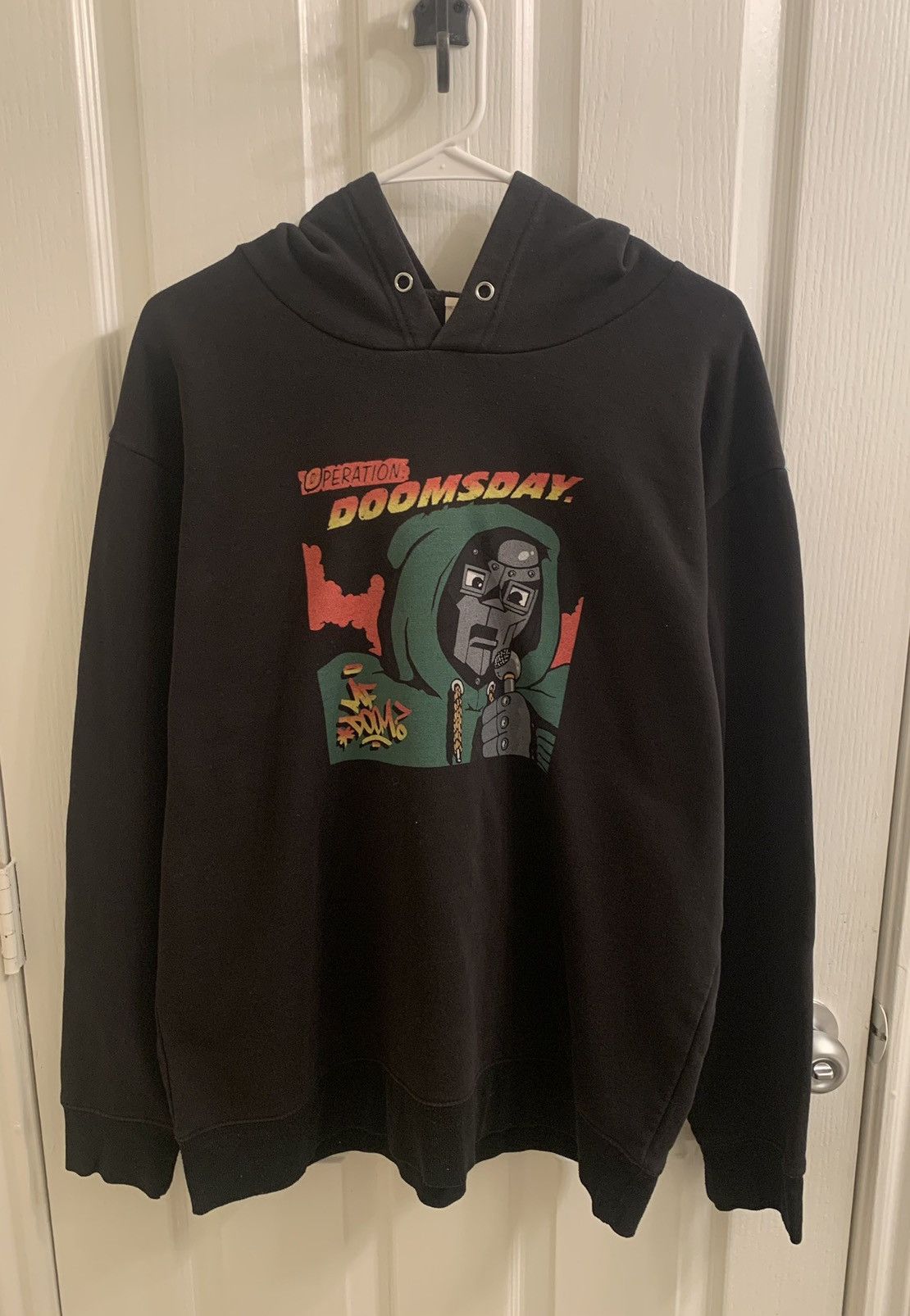 MF Doom Operation Doomsday Hooded Sweatshirt Black Rare