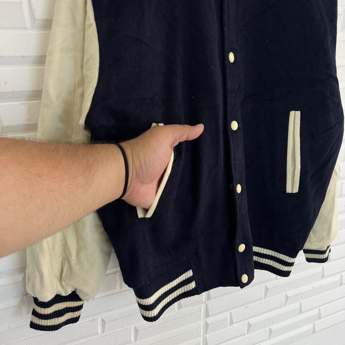 Japanese Brand VINTAGE REVERSIBLE VARSITY JACKET JAPANESE BRAND Size US M / EU 48-50 / 2 - 4 Thumbnail