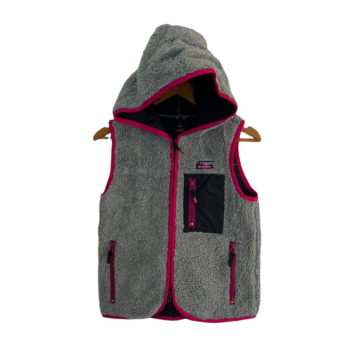Japanese Brand VINTAGE FLEECE MULTI COLOUR X-GIRL HOODIE Size US S / EU 44-46 / 1 - 1 Thumbnail