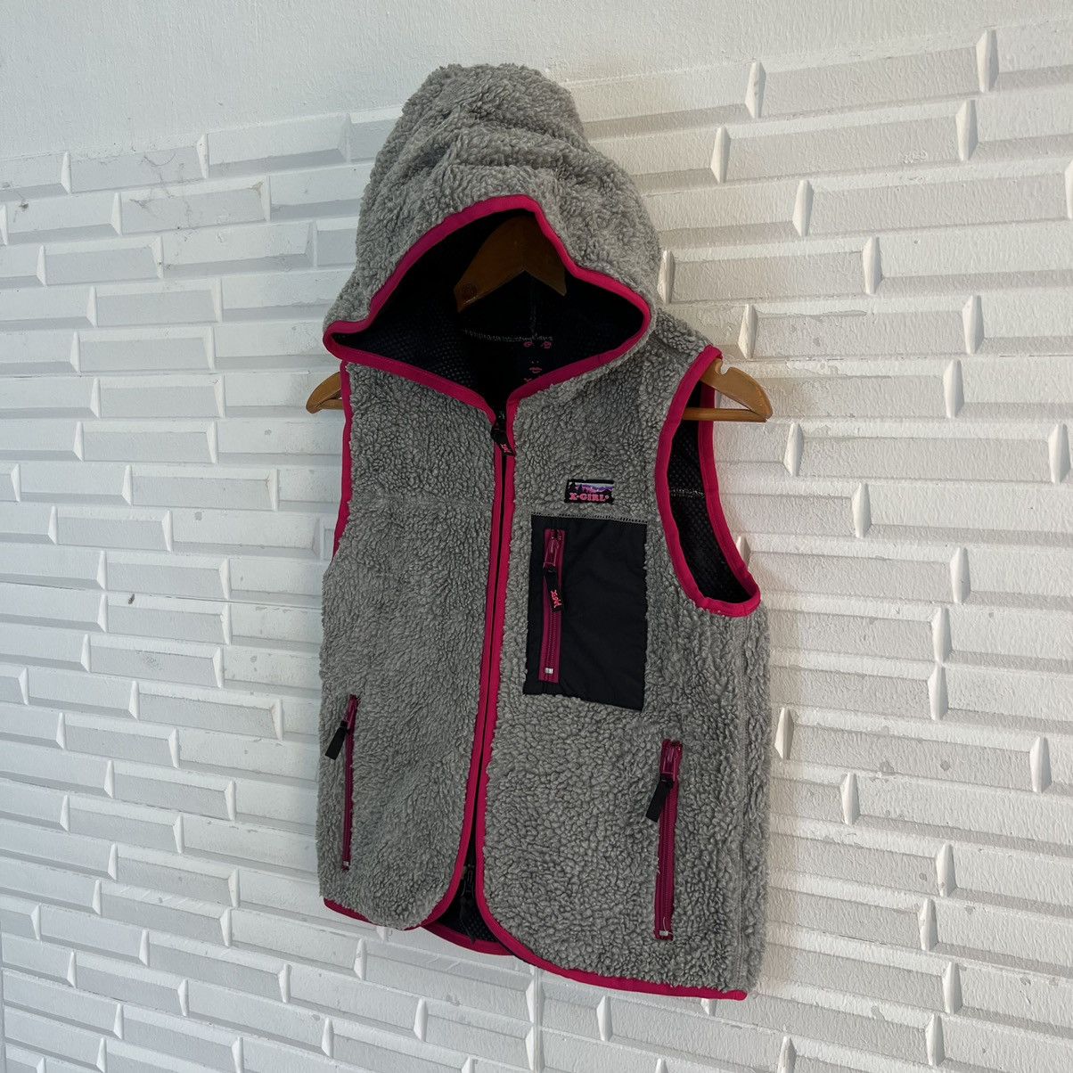 Japanese Brand VINTAGE FLEECE MULTI COLOUR X-GIRL HOODIE Size US S / EU 44-46 / 1 - 2 Thumbnail