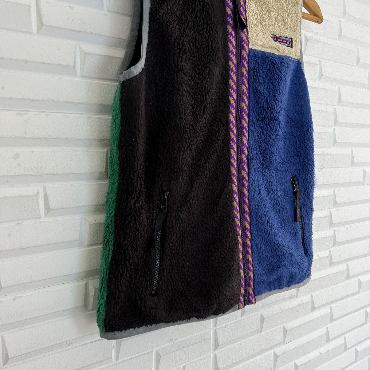 Japanese Brand MULTI COLOUR FLEECE VEST HOODIE X-GIRL Size US S / EU 44-46 / 1 - 5 Thumbnail