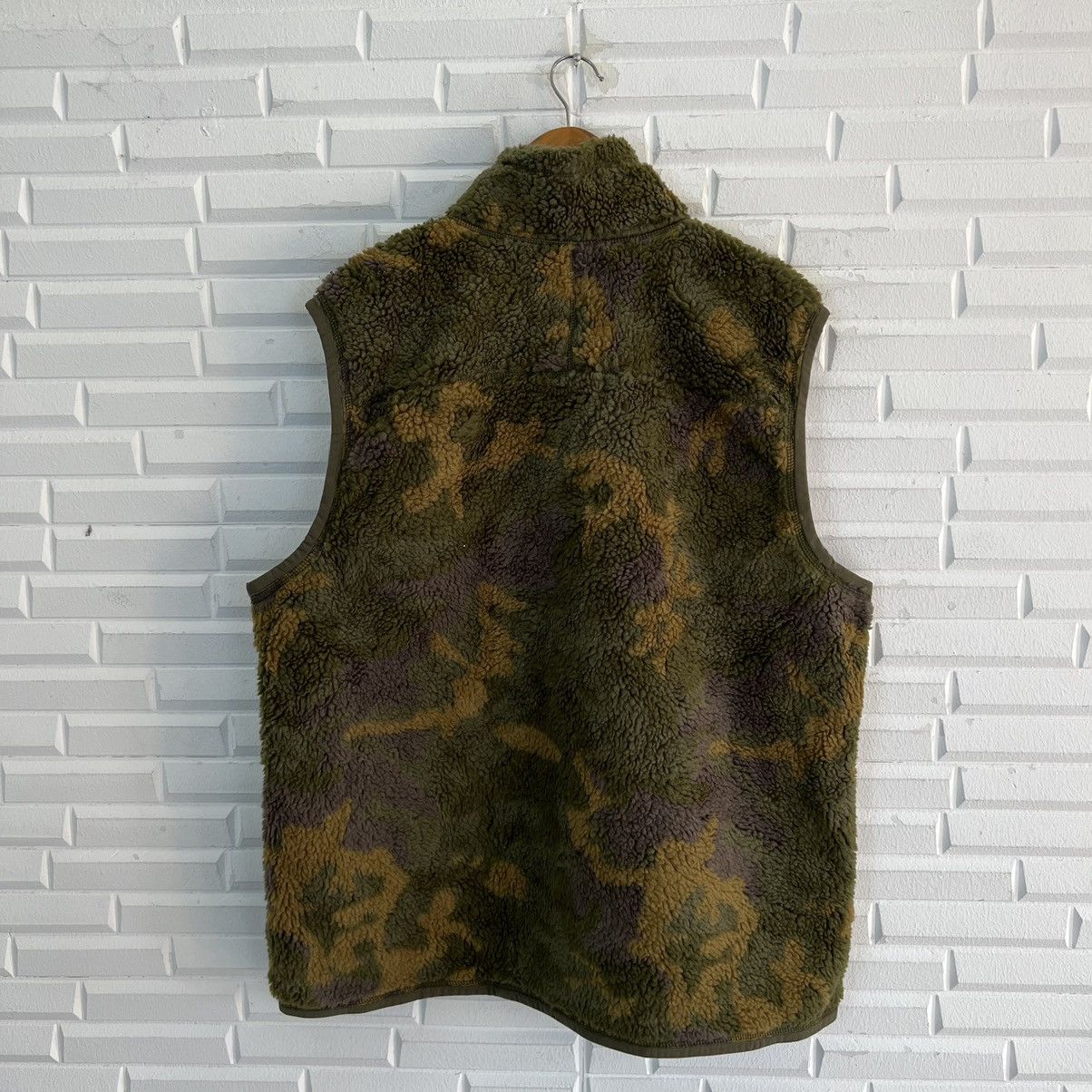 Japanese Brand VINTAGE L.L.BEAN FLEECE VEST CAMO DESIGN FULL RRINTED Size US XL / EU 56 / 4 - 6 Thumbnail