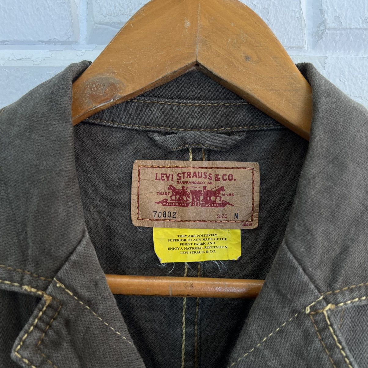 Levi's VINTAGE HIKORY CHORE JACKET LEVI’S WORKER WEAR CARGO DESIGN Size US M / EU 48-50 / 2 - 7 Thumbnail