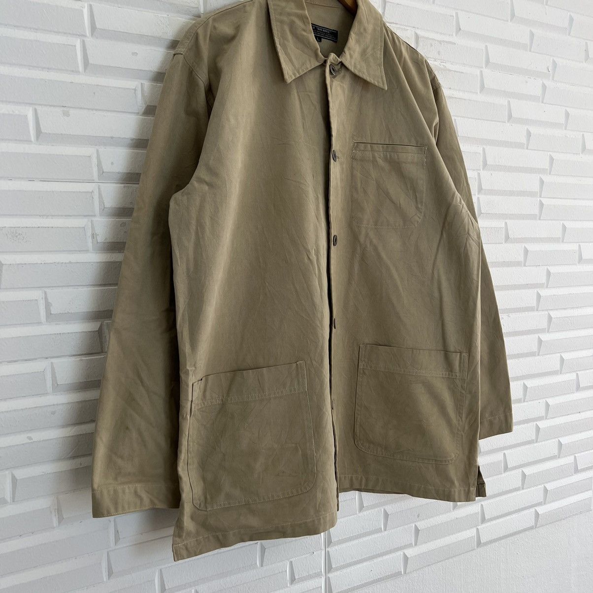 Japanese Brand VINTAGE HIKORY CHORE JACKET DOG HAUST MULTI CARGO Size US L / EU 52-54 / 3 - 4 Thumbnail