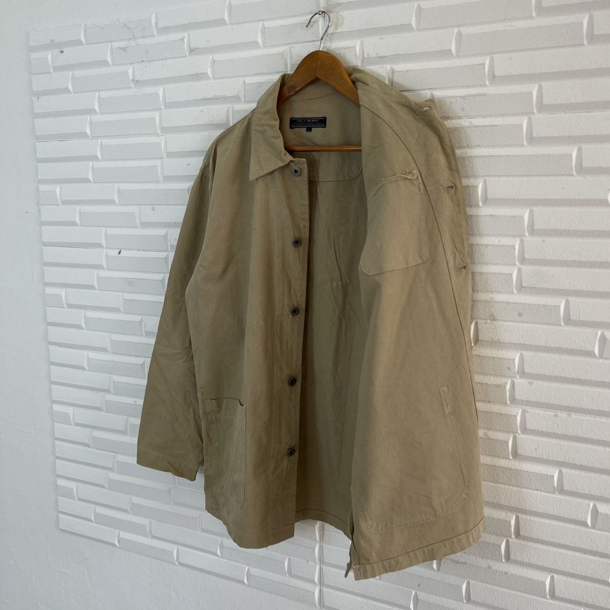 Japanese Brand VINTAGE HIKORY CHORE JACKET DOG HAUST MULTI CARGO Size US L / EU 52-54 / 3 - 11 Thumbnail