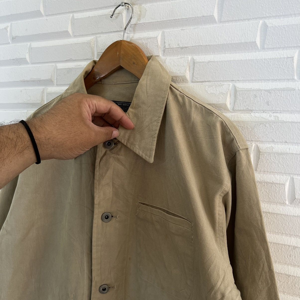 Japanese Brand VINTAGE HIKORY CHORE JACKET DOG HAUST MULTI CARGO Size US L / EU 52-54 / 3 - 5 Thumbnail