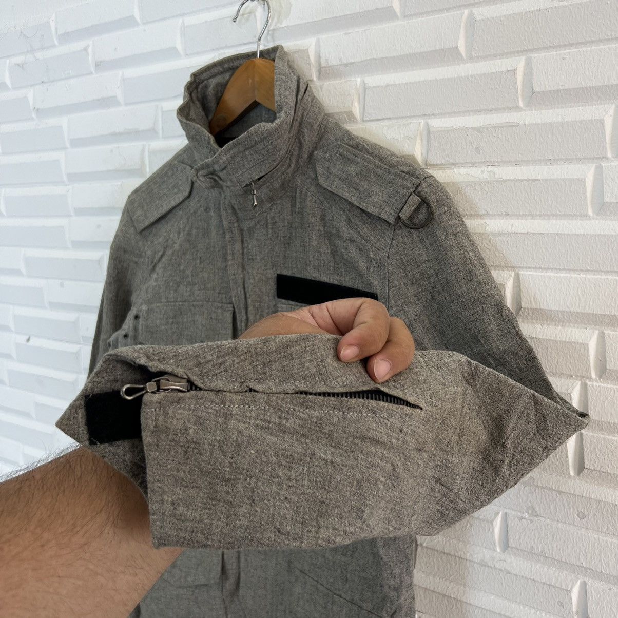 Japanese Brand VINTAGE MOONAGE DEVILMENT PARACHUTE BIKER CARGO JACKET Size US S / EU 44-46 / 1 - 7 Thumbnail