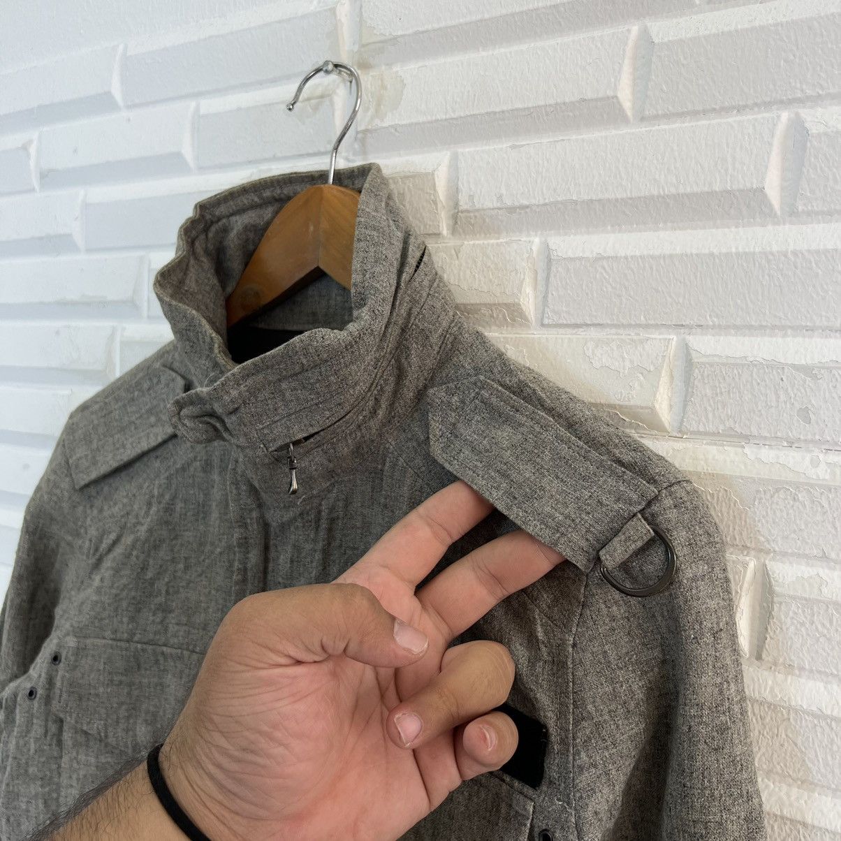 Japanese Brand VINTAGE MOONAGE DEVILMENT PARACHUTE BIKER CARGO JACKET Size US S / EU 44-46 / 1 - 6 Thumbnail