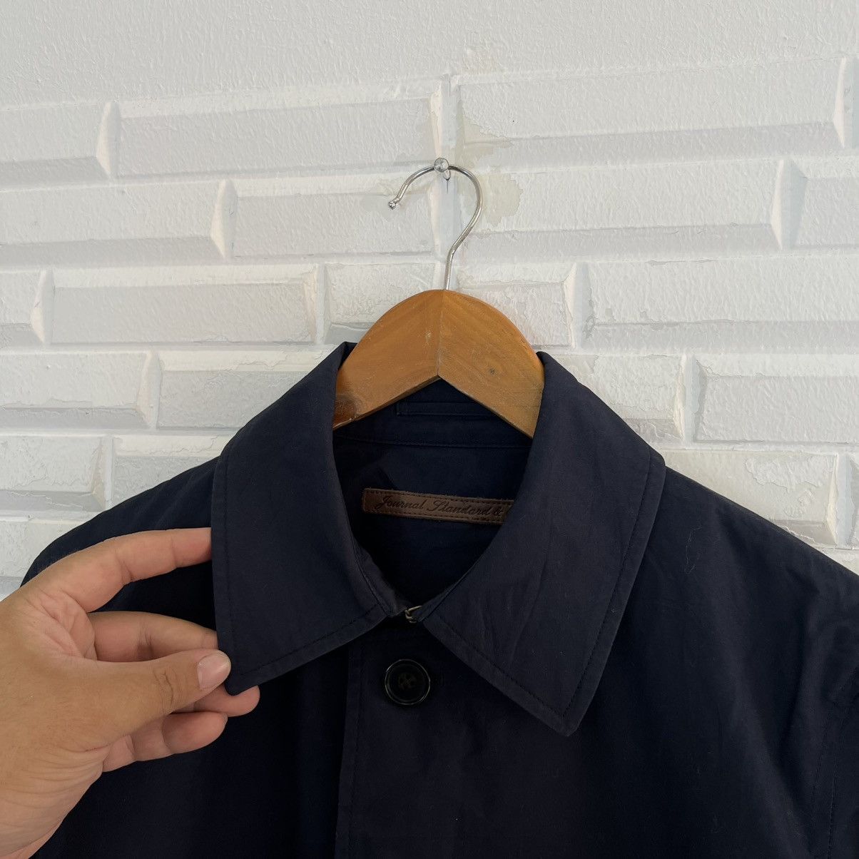 Japanese Brand VINTAGE JOURNAL STANDARD WORKER JACKET DOUBLE BREAST Size US M / EU 48-50 / 2 - 6 Thumbnail