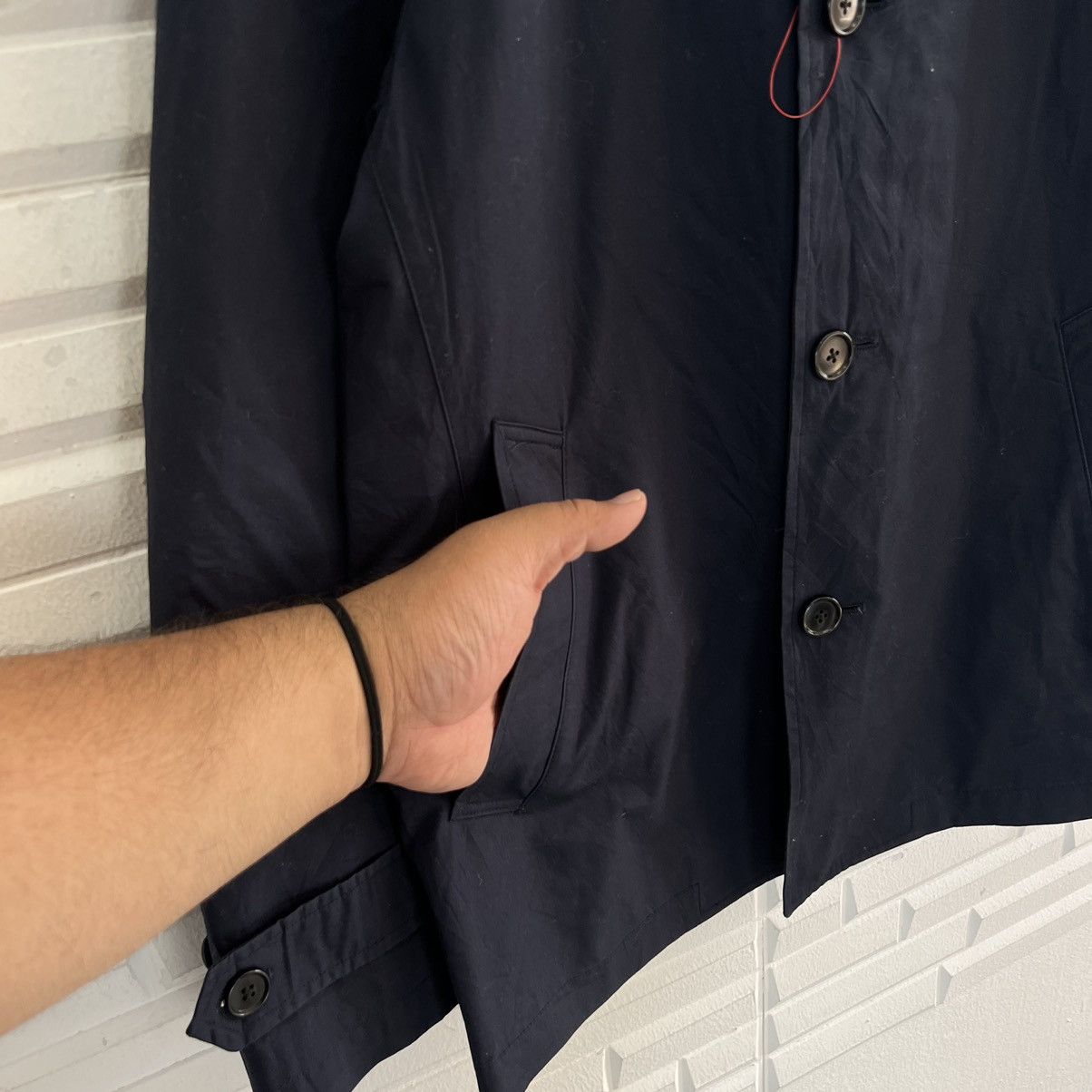 Japanese Brand VINTAGE JOURNAL STANDARD WORKER JACKET DOUBLE BREAST Size US M / EU 48-50 / 2 - 5 Thumbnail