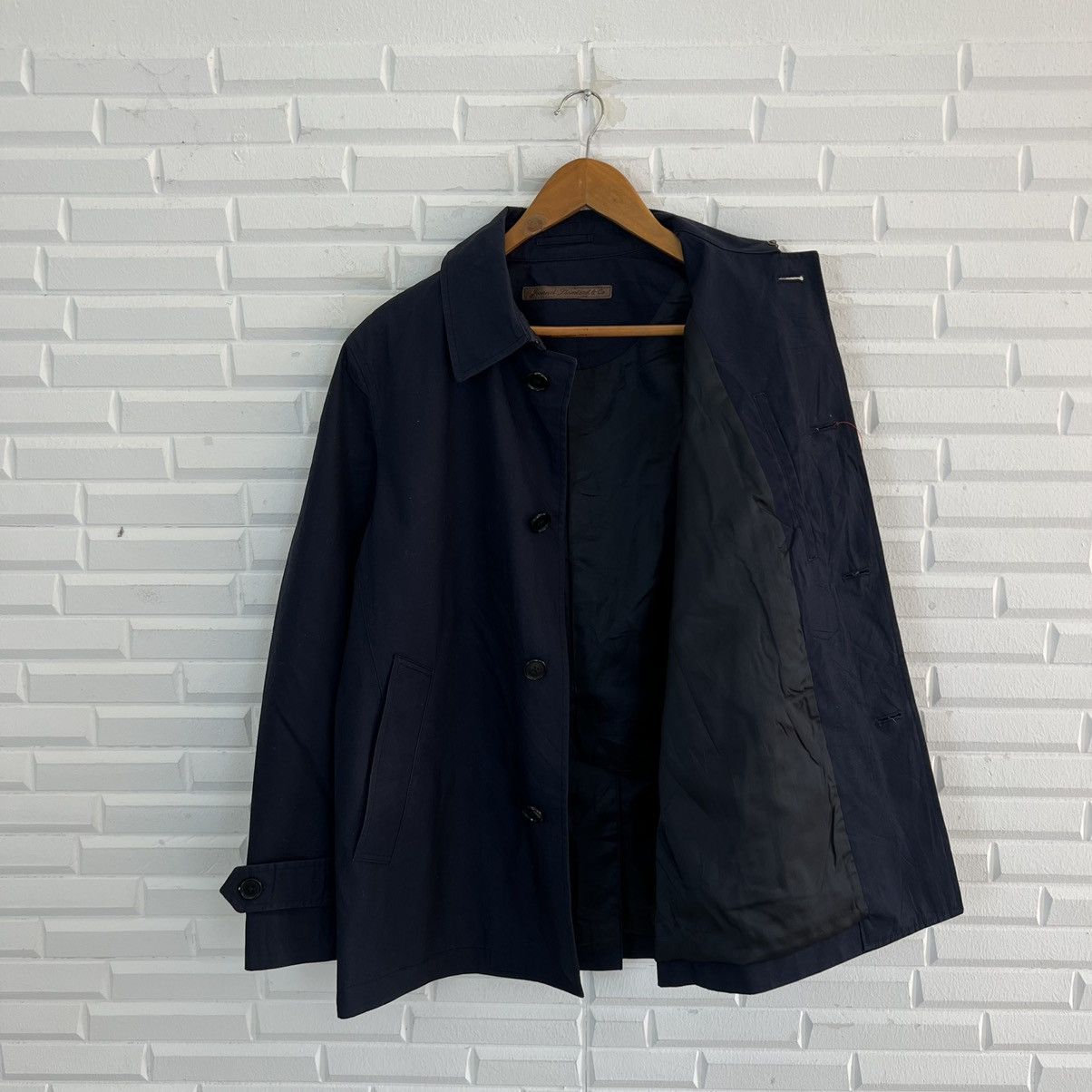 Japanese Brand VINTAGE JOURNAL STANDARD WORKER JACKET DOUBLE BREAST Size US M / EU 48-50 / 2 - 9 Thumbnail