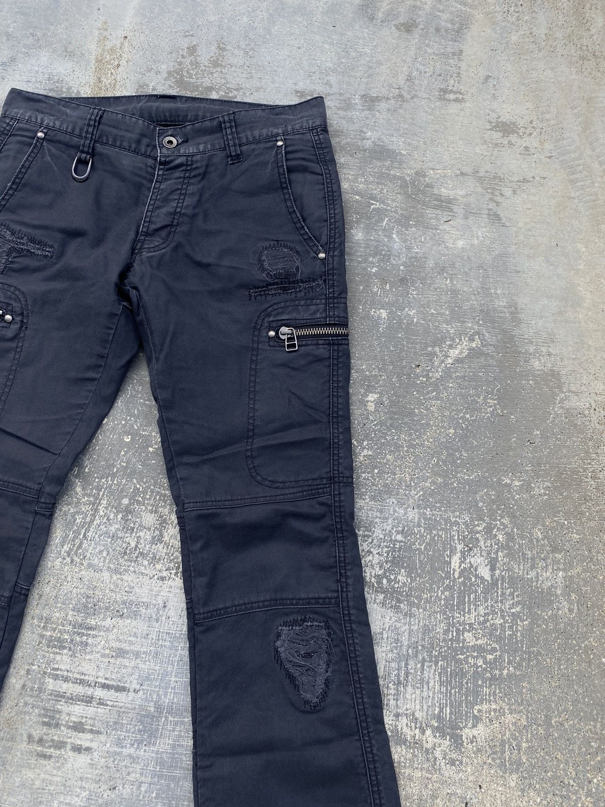 5351 POUR LES HOMMES JAPAN 5351 HOMME FLARE COWBOY PUNK RAVE RODEO GORPCORE CARGO Size US 31 - 6 Thumbnail