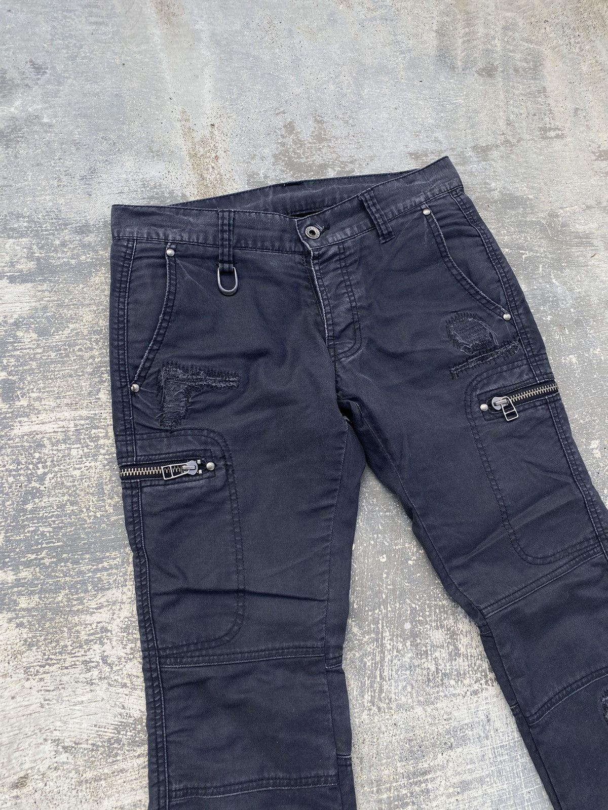 5351 POUR LES HOMMES JAPAN 5351 HOMME FLARE COWBOY PUNK RAVE RODEO GORPCORE CARGO Size US 31 - 5 Thumbnail