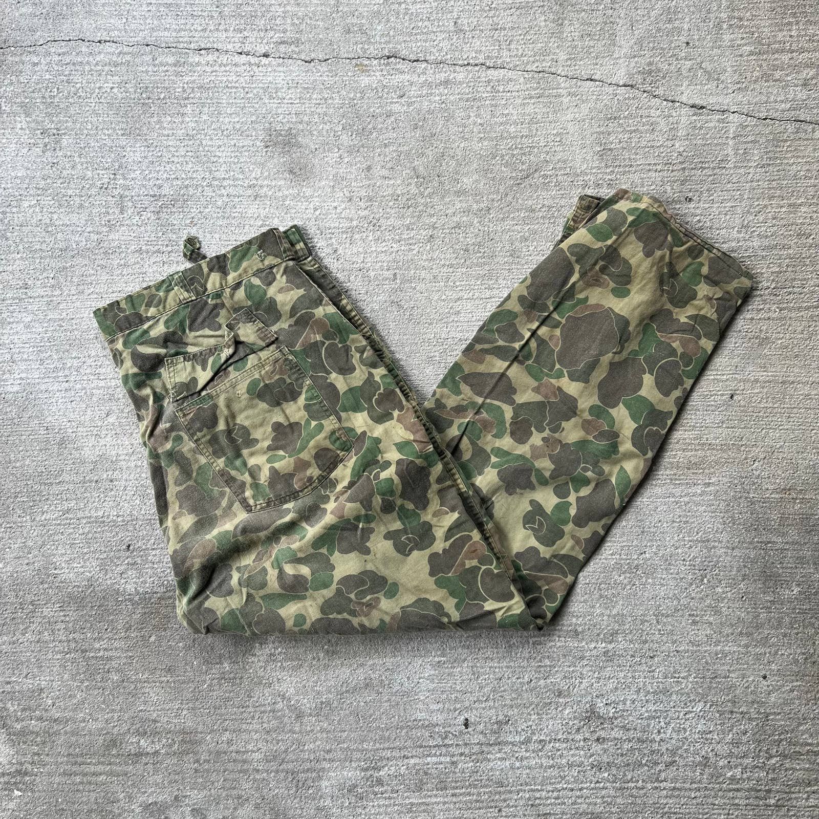 Vintage Vintage duck camo 80s hunting green pants Grailed