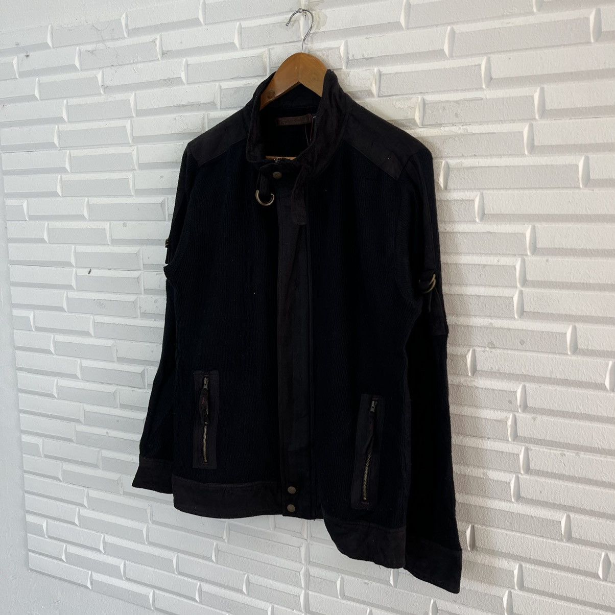 Hysteric Glamour ICONIC BLACK PARACHUTE BIKER JACKET HARA JAPAN CARGO Size US M / EU 48-50 / 2 - 2 Thumbnail