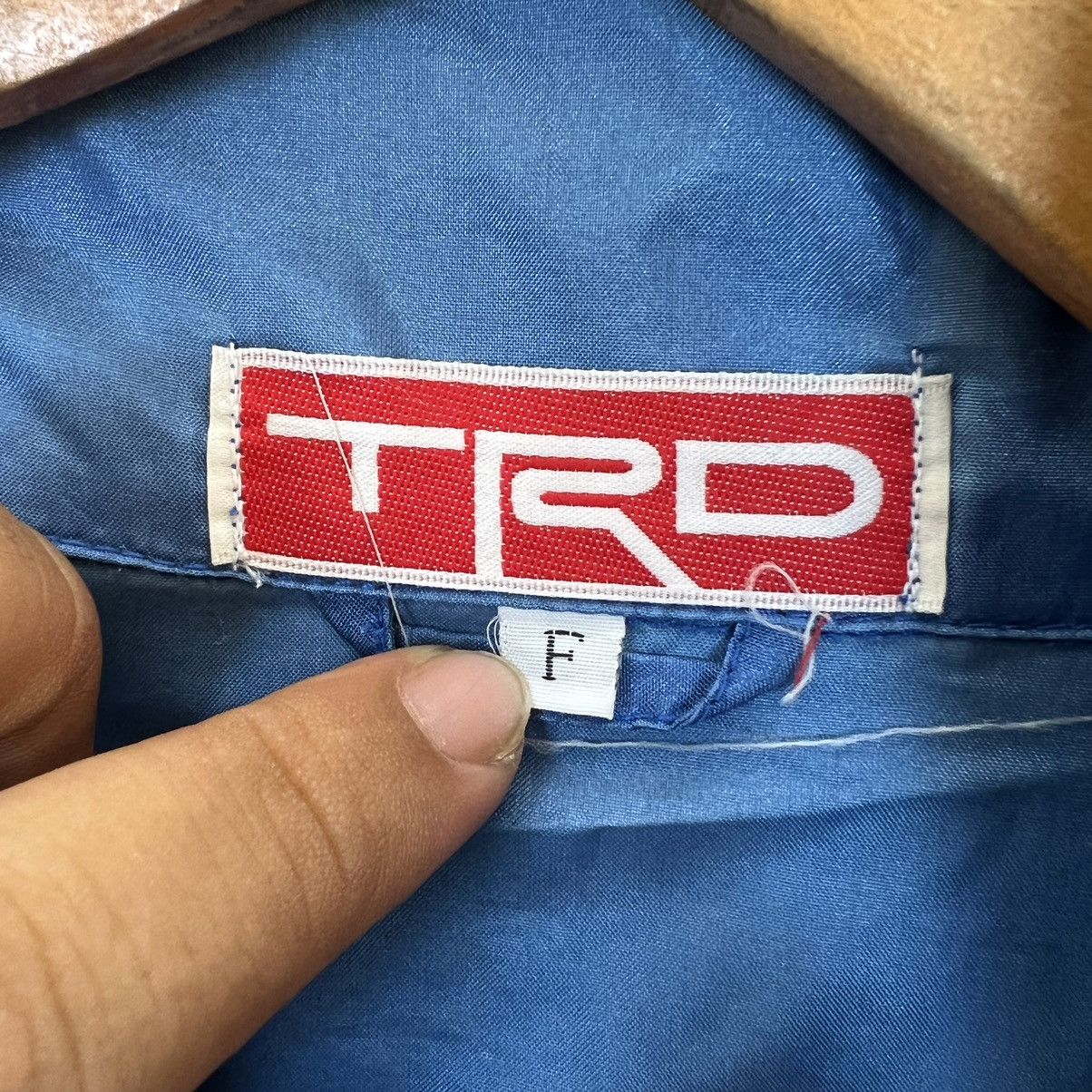 Japanese Brand VINTAGE TOYOTA RACING DEVELOPMENT TRD BIG LOGO LIGHT JACKET Size US L / EU 52-54 / 3 - 10 Thumbnail