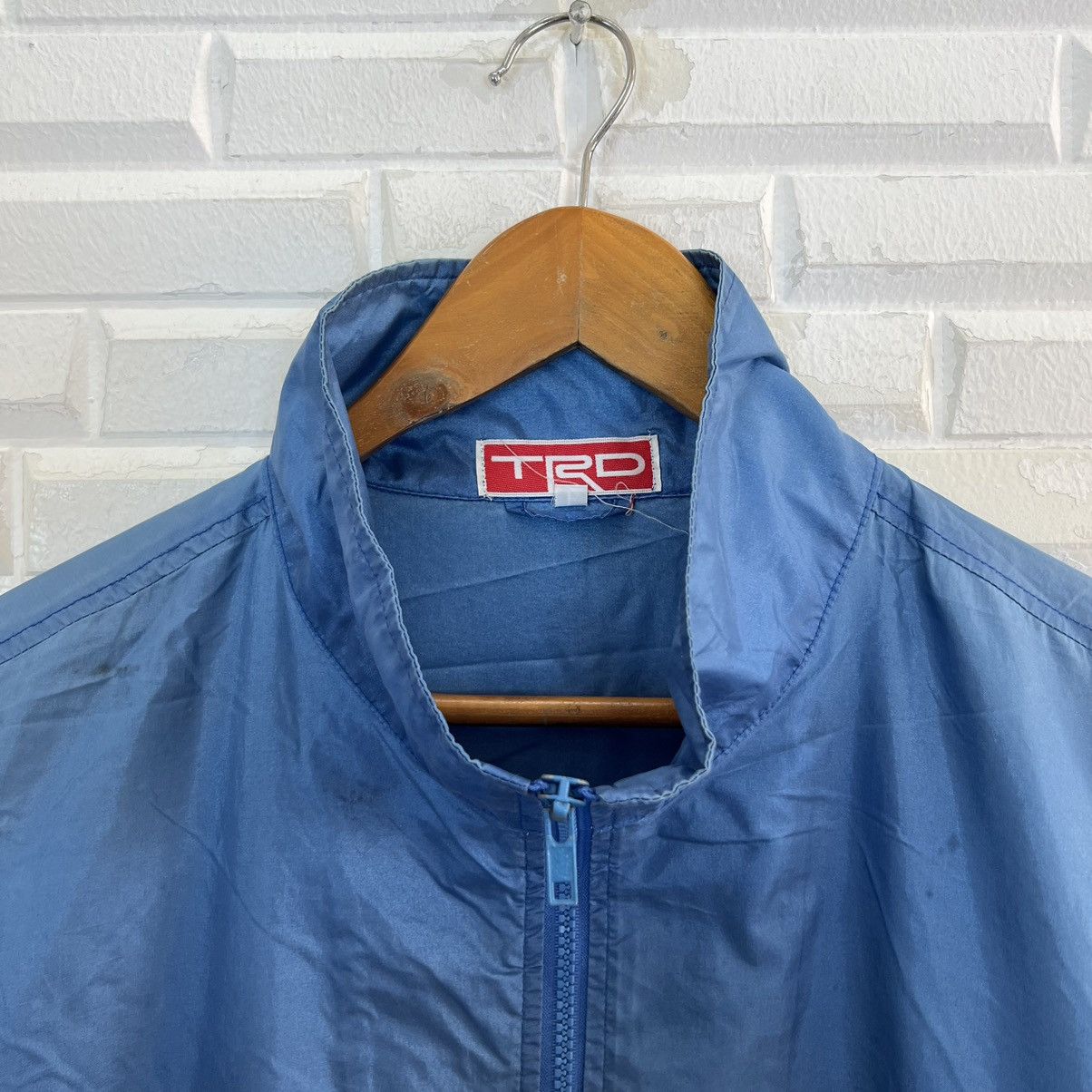 Japanese Brand VINTAGE TOYOTA RACING DEVELOPMENT TRD BIG LOGO LIGHT JACKET Size US L / EU 52-54 / 3 - 5 Thumbnail