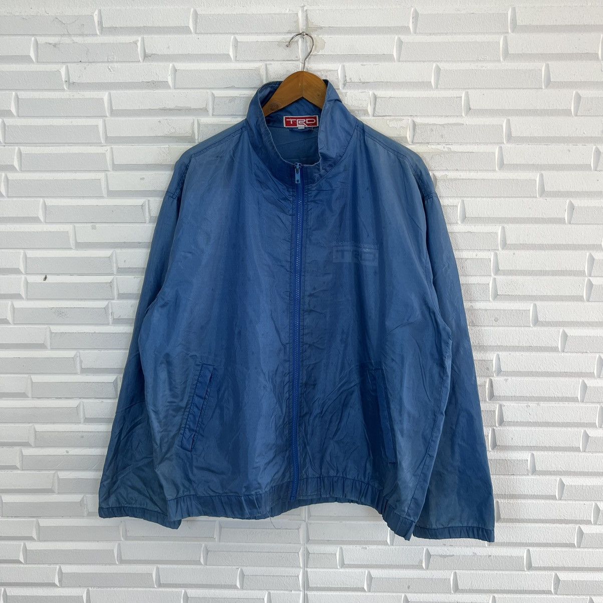 Japanese Brand VINTAGE TOYOTA RACING DEVELOPMENT TRD BIG LOGO LIGHT JACKET Size US L / EU 52-54 / 3 - 2 Thumbnail