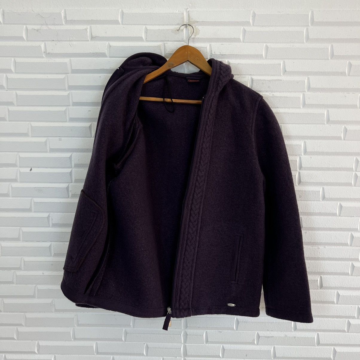 Vintage VINTAGE GIESSWEIN WOOL JACKET PURPLE RARE DESIGN Size US M / EU 48-50 / 2 - 10 Thumbnail