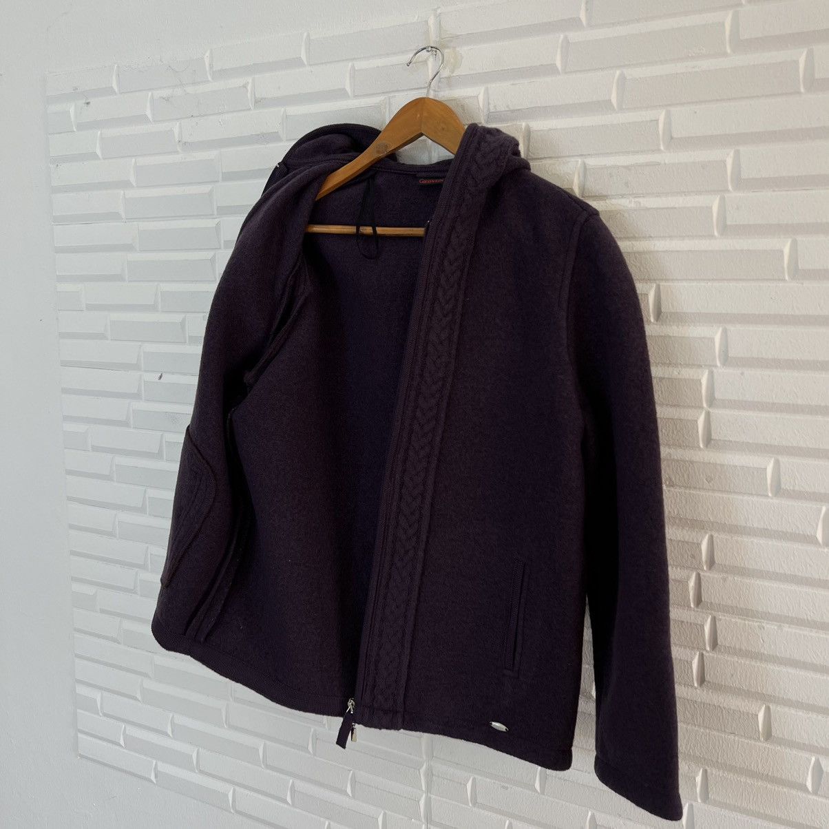 Vintage VINTAGE GIESSWEIN WOOL JACKET PURPLE RARE DESIGN Size US M / EU 48-50 / 2 - 11 Thumbnail