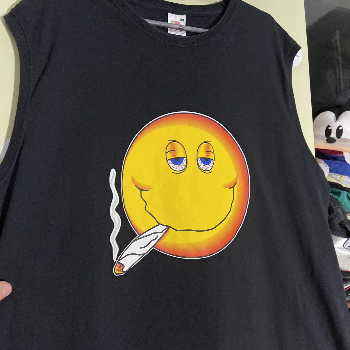 Vintage Vintage 90s Y2K Smiley Face Graphic Tee Skate Streetwear XXL Size US XXL / EU 58 / 5 - 6 Thumbnail