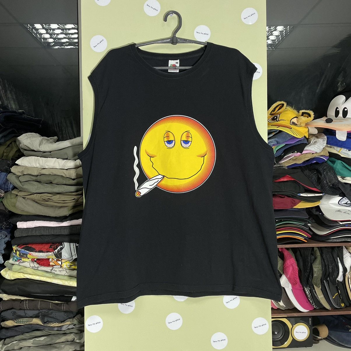 Vintage Vintage 90s Y2K Smiley Face Graphic Tee Skate Streetwear XXL Size US XXL / EU 58 / 5 - 1 Thumbnail