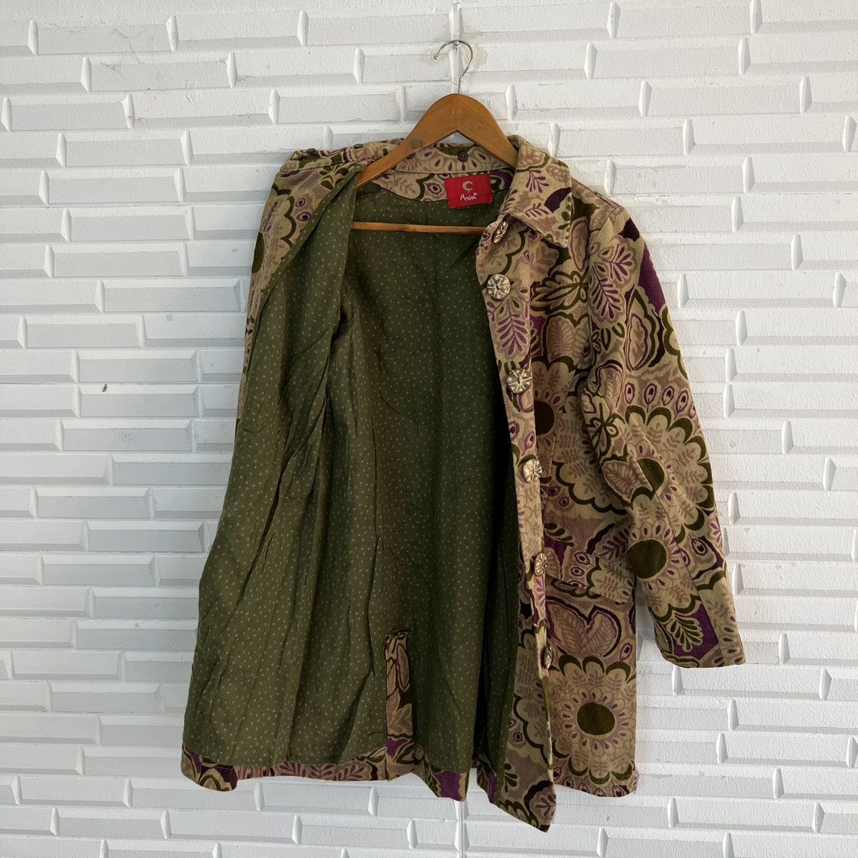 Hysteric Glamour VINTAGE ANIMA FULL PRINT FLOWER NAVAJO DESIGN JACKET Size US L / EU 52-54 / 3 - 10 Thumbnail