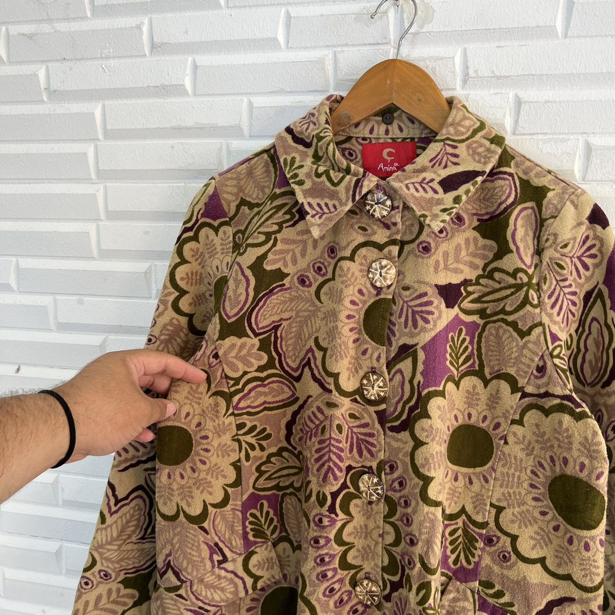 Hysteric Glamour VINTAGE ANIMA FULL PRINT FLOWER NAVAJO DESIGN JACKET Size US L / EU 52-54 / 3 - 5 Thumbnail