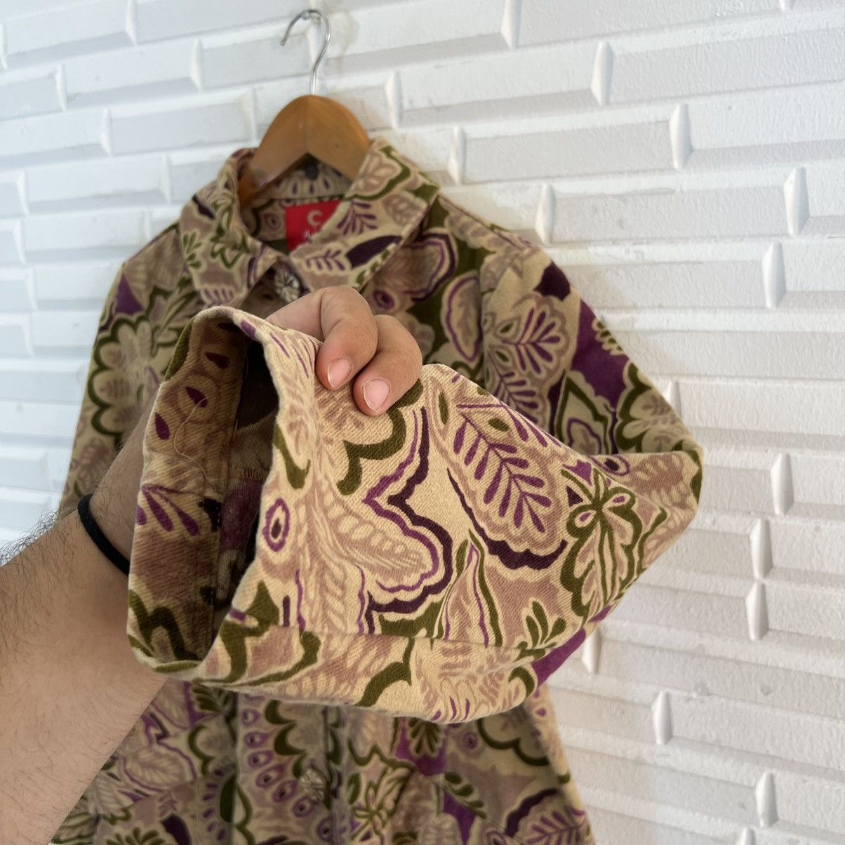Hysteric Glamour VINTAGE ANIMA FULL PRINT FLOWER NAVAJO DESIGN JACKET Size US L / EU 52-54 / 3 - 7 Thumbnail