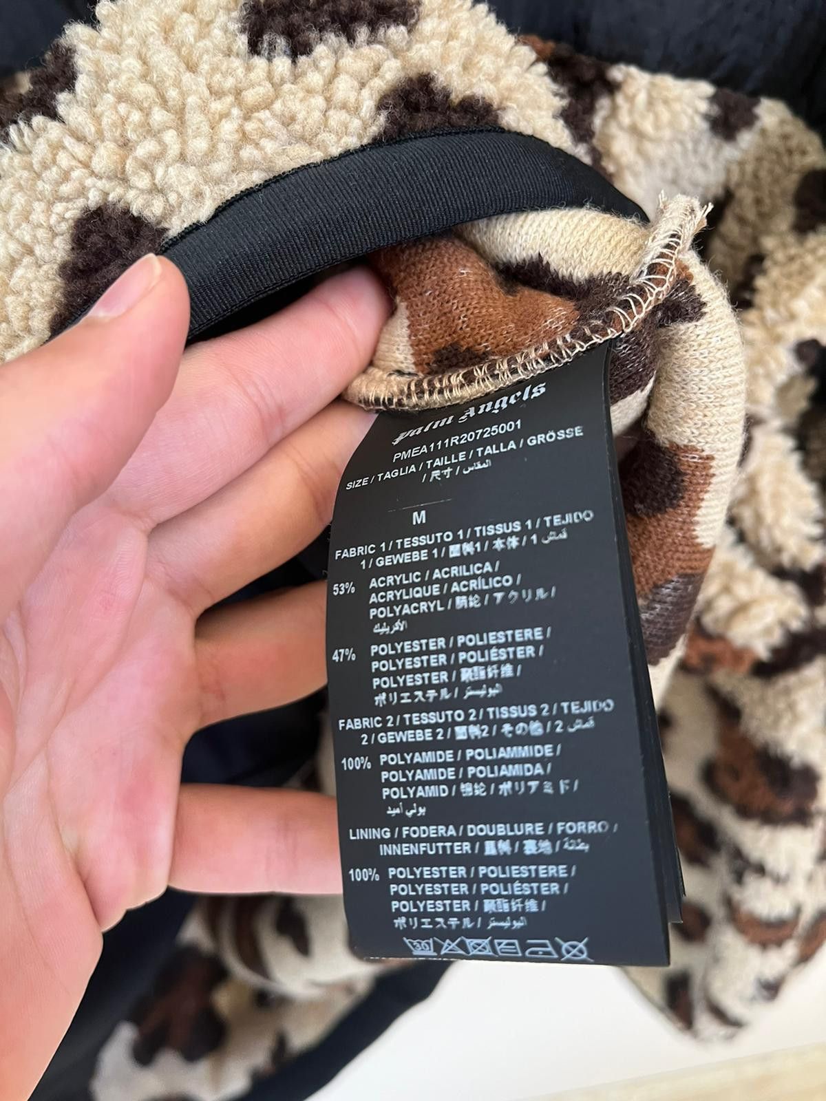 Palm Angels Animal Pile Jacket in Multicolor Size US M / EU 48-50 / 2 - 10 Thumbnail