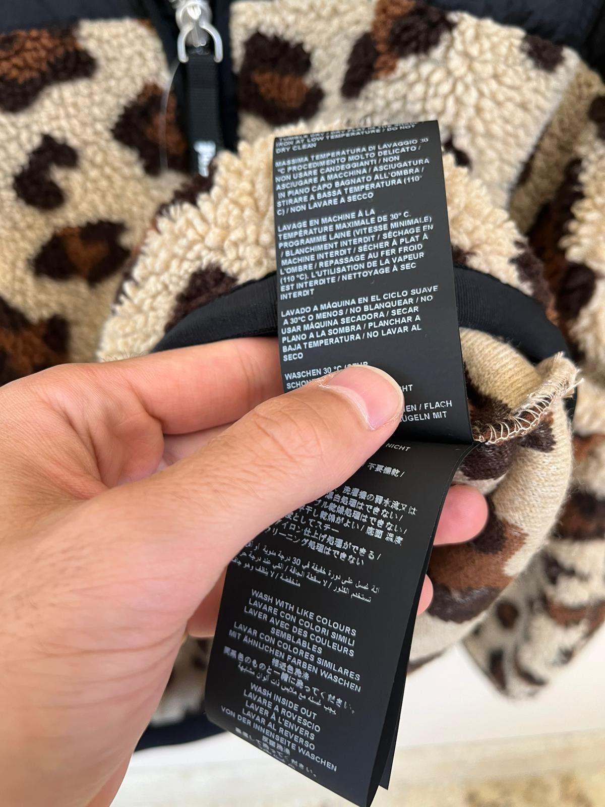 Palm Angels Animal Pile Jacket in Multicolor Size US M / EU 48-50 / 2 - 9 Thumbnail