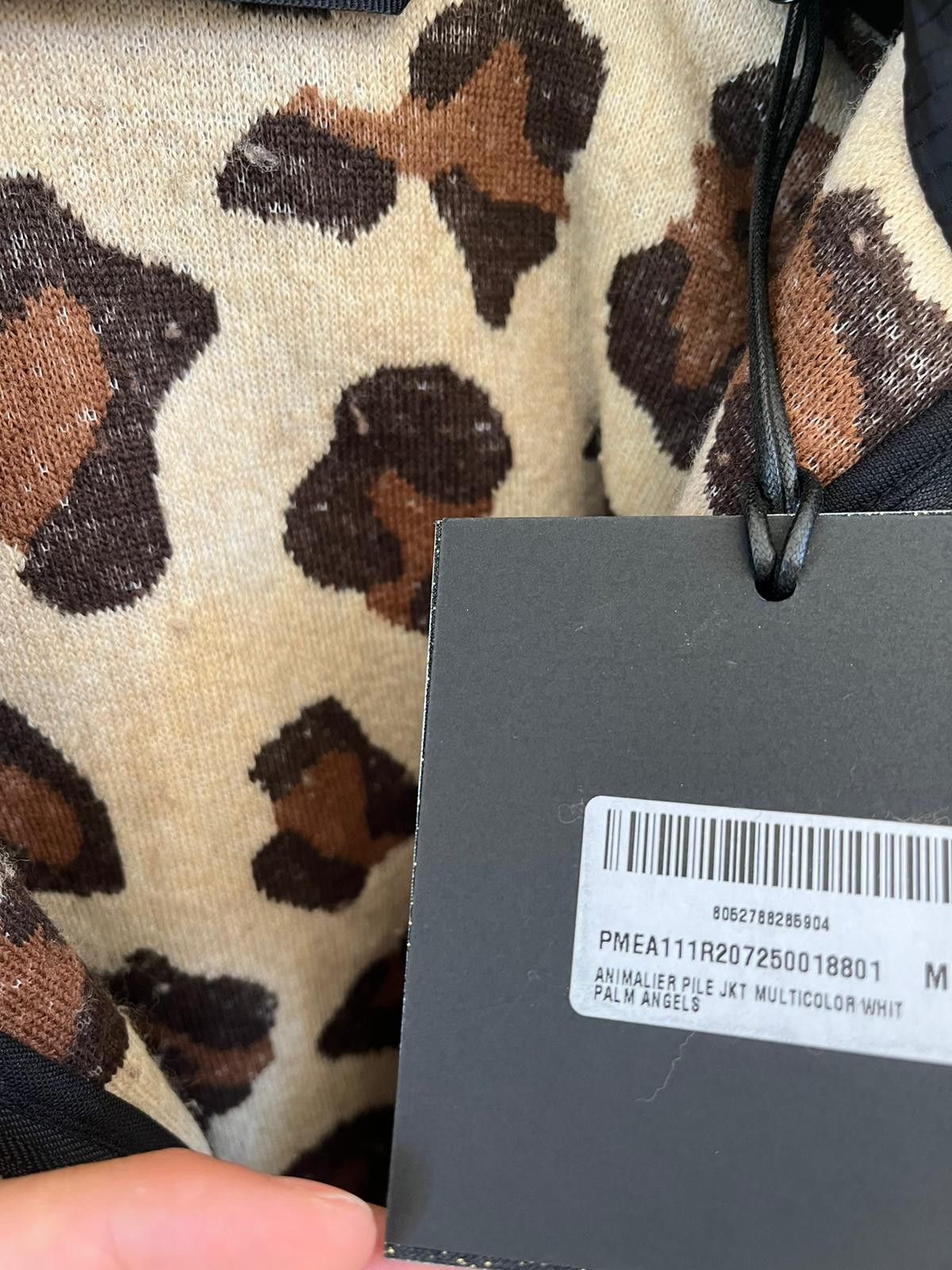 Palm Angels Animal Pile Jacket in Multicolor Size US M / EU 48-50 / 2 - 12 Thumbnail