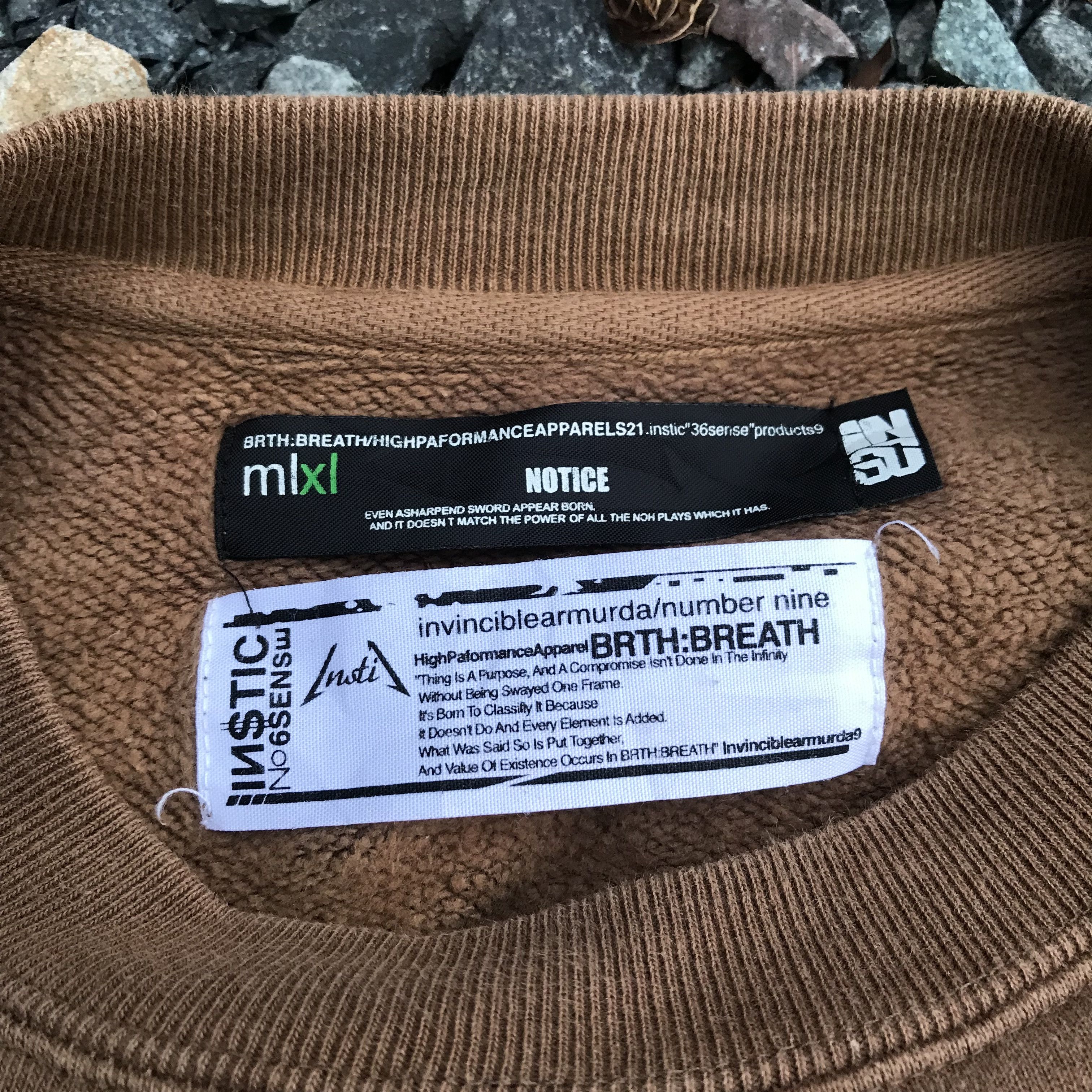 Number (N)ine × Takahiromiyashita The Soloist. Vintage NUMBERNINE FOUR SWORDS FADED BROWN JUMPER Size US XL / EU 56 / 4 - 5 Thumbnail