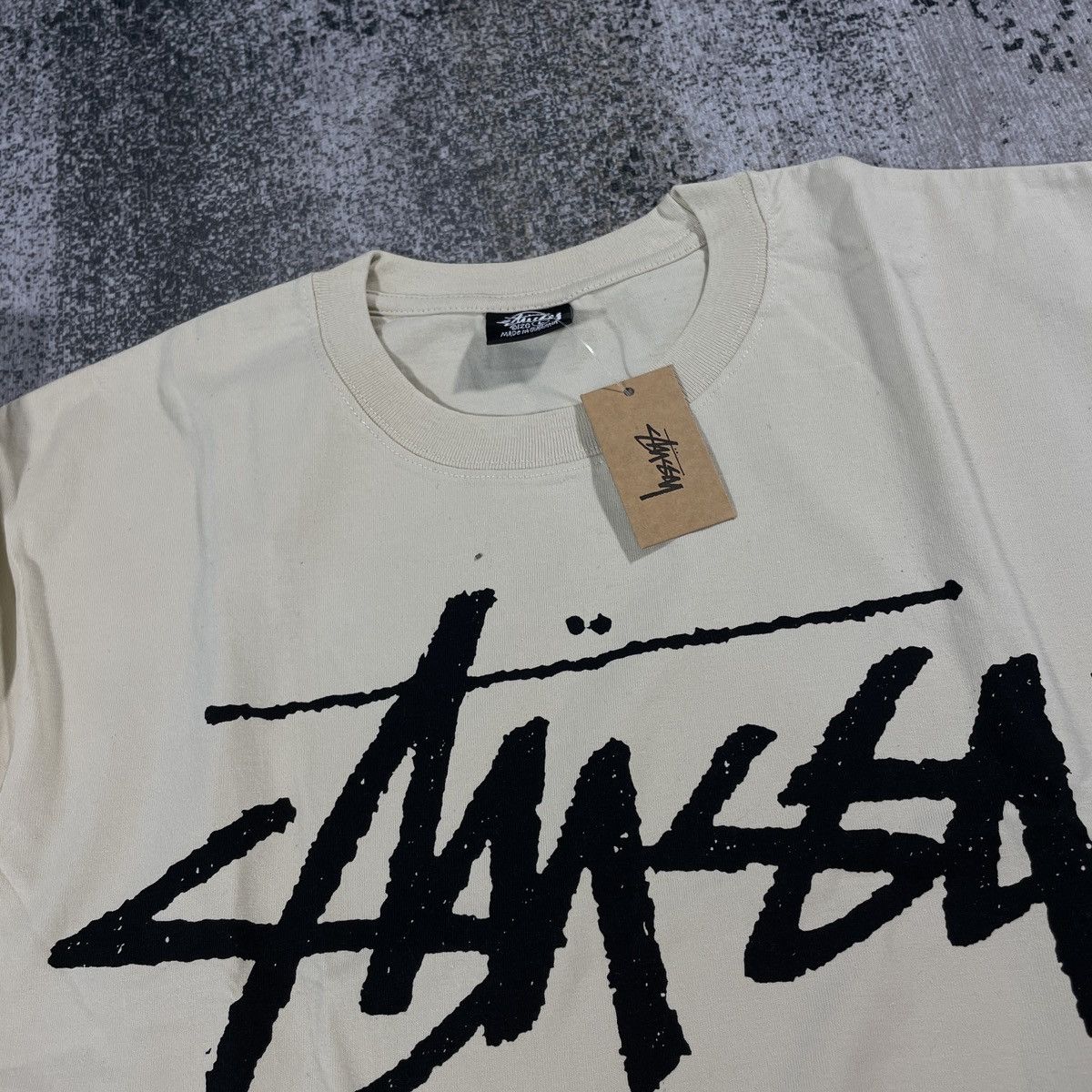 Stussy Stussy Big Stock Tshirt Size US L / EU 52-54 / 3 - 3 Thumbnail