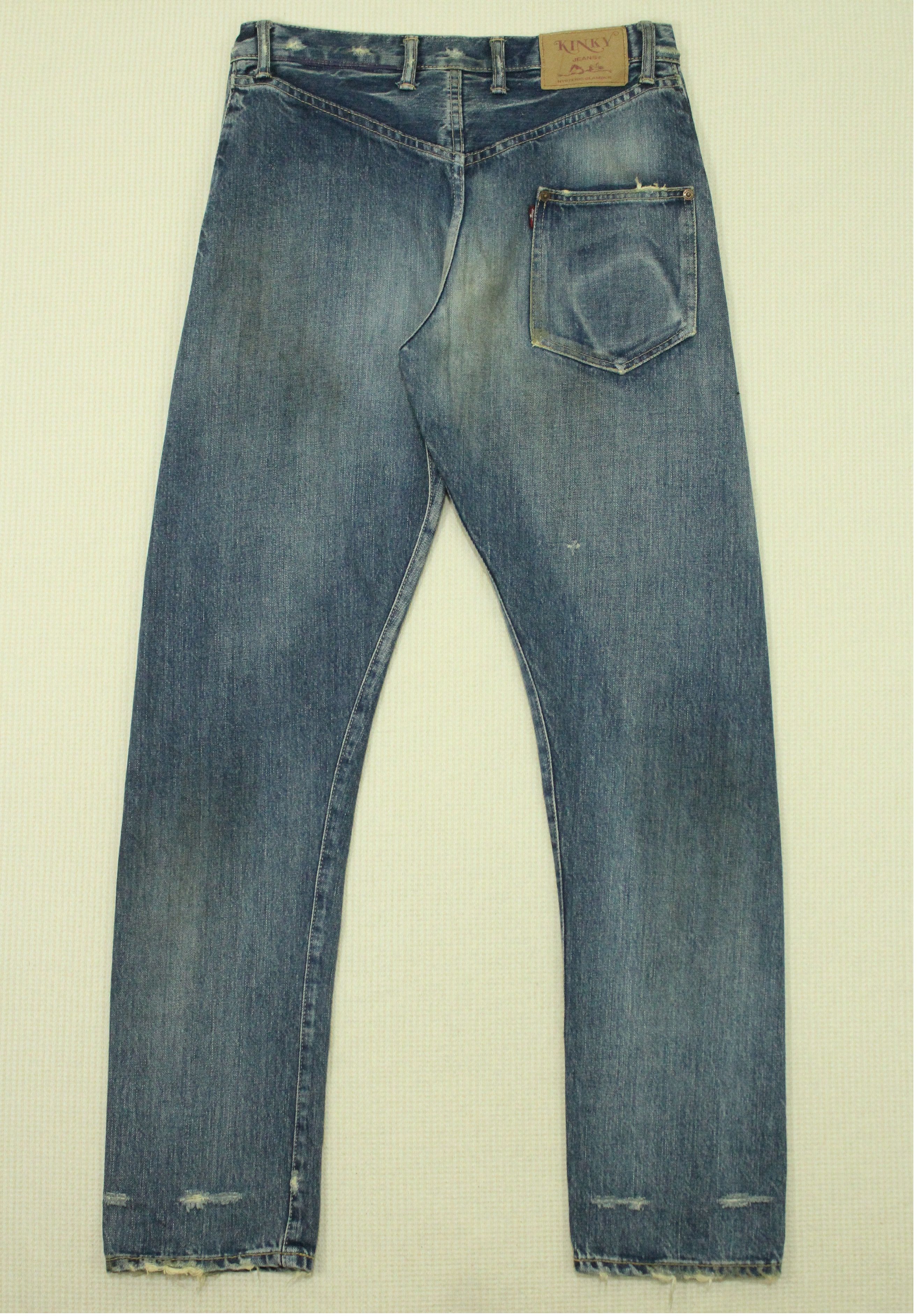 Hysteric Glamour HYSTERIC GLAMOUR Denim Stud Pocket Distressed Style Grunge Size US 31 - 16 Thumbnail